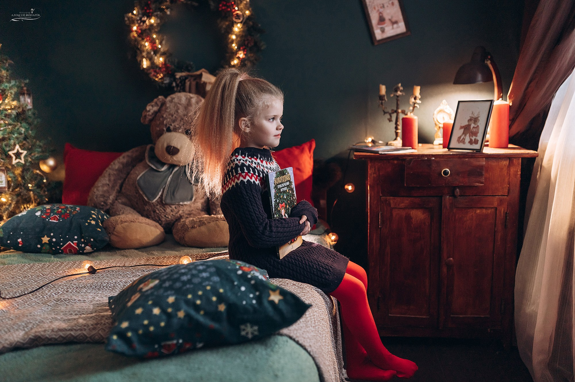 Новогодняя фотостудия в Дубне Кимрах Талдоме. Свадебный фотограф в Дубне Алексей Фонарёв