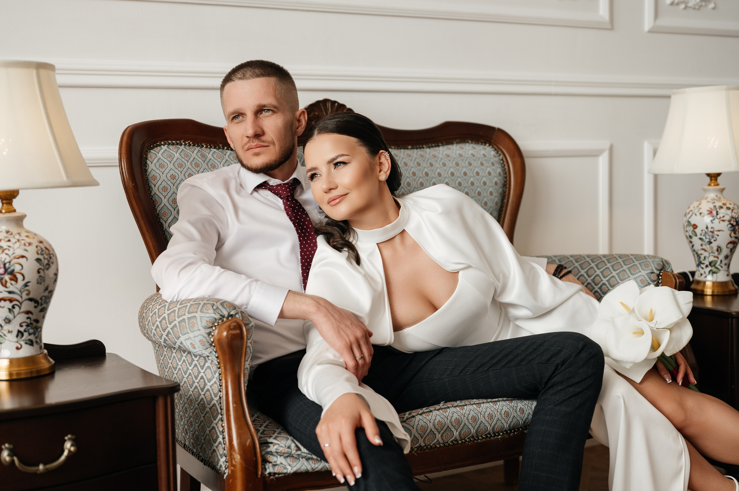 Свадебная фотосессия в студии. Свадебный и семейный фотограф в Краснодаре Алина Мельник