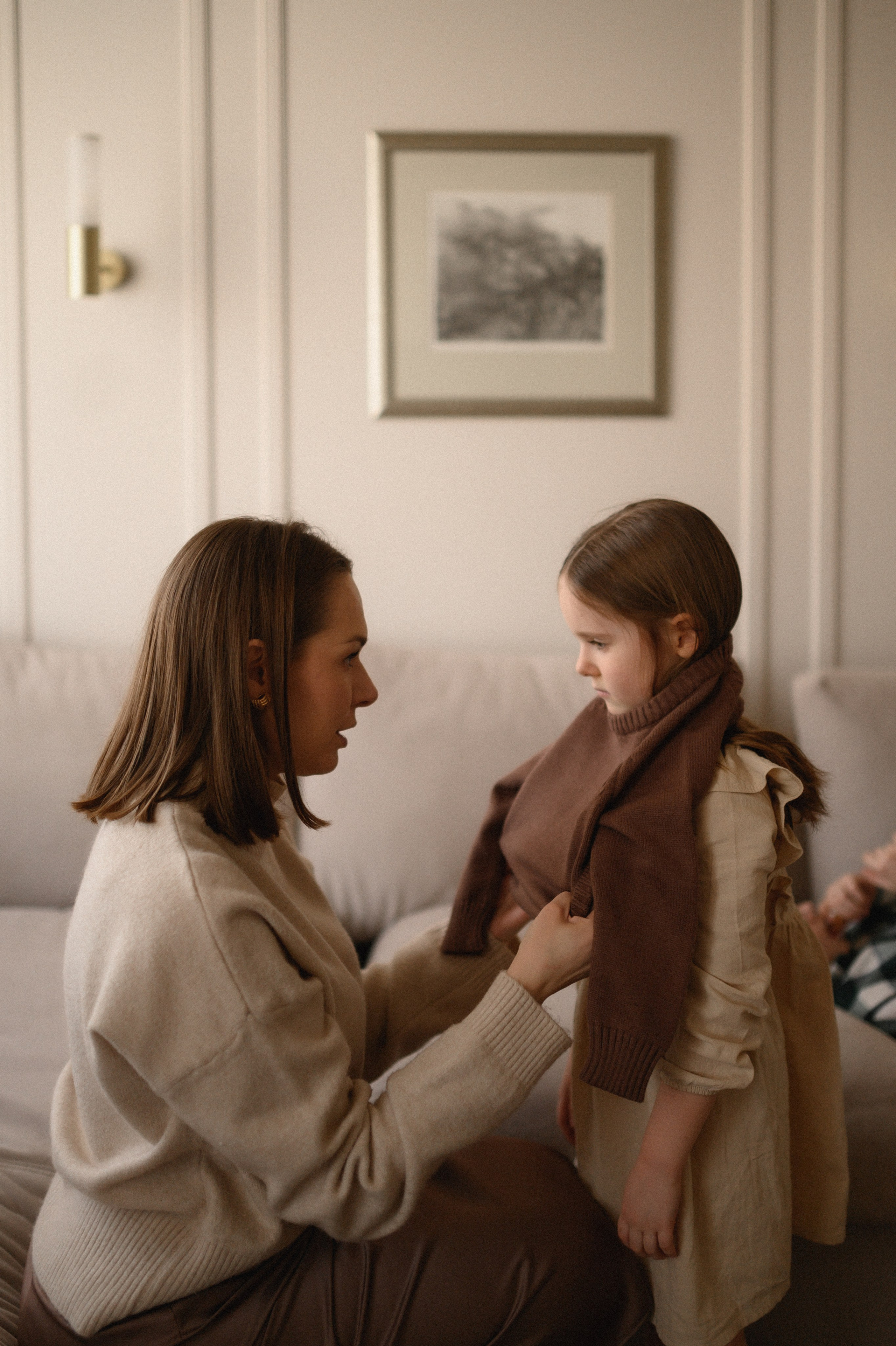 Валентин, Ирина, Евсей, Кира и Агата дома. Семейный и свадебный lifestyle-фотограф в Москве Мария Петрова