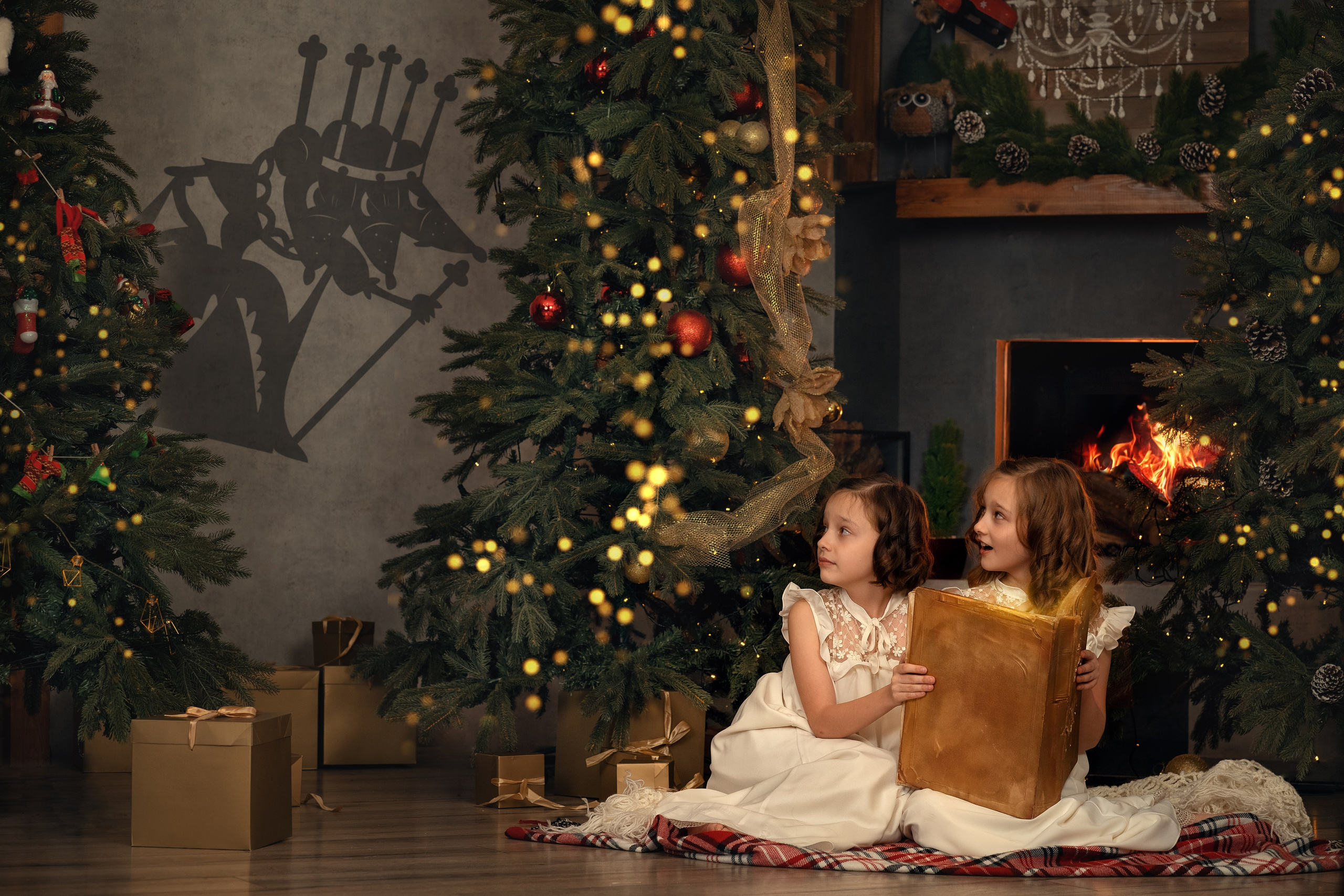 Семейные новогодние фотоистории. Детский и семейный фотограф в Москве и Подмосковье Настя Наумова