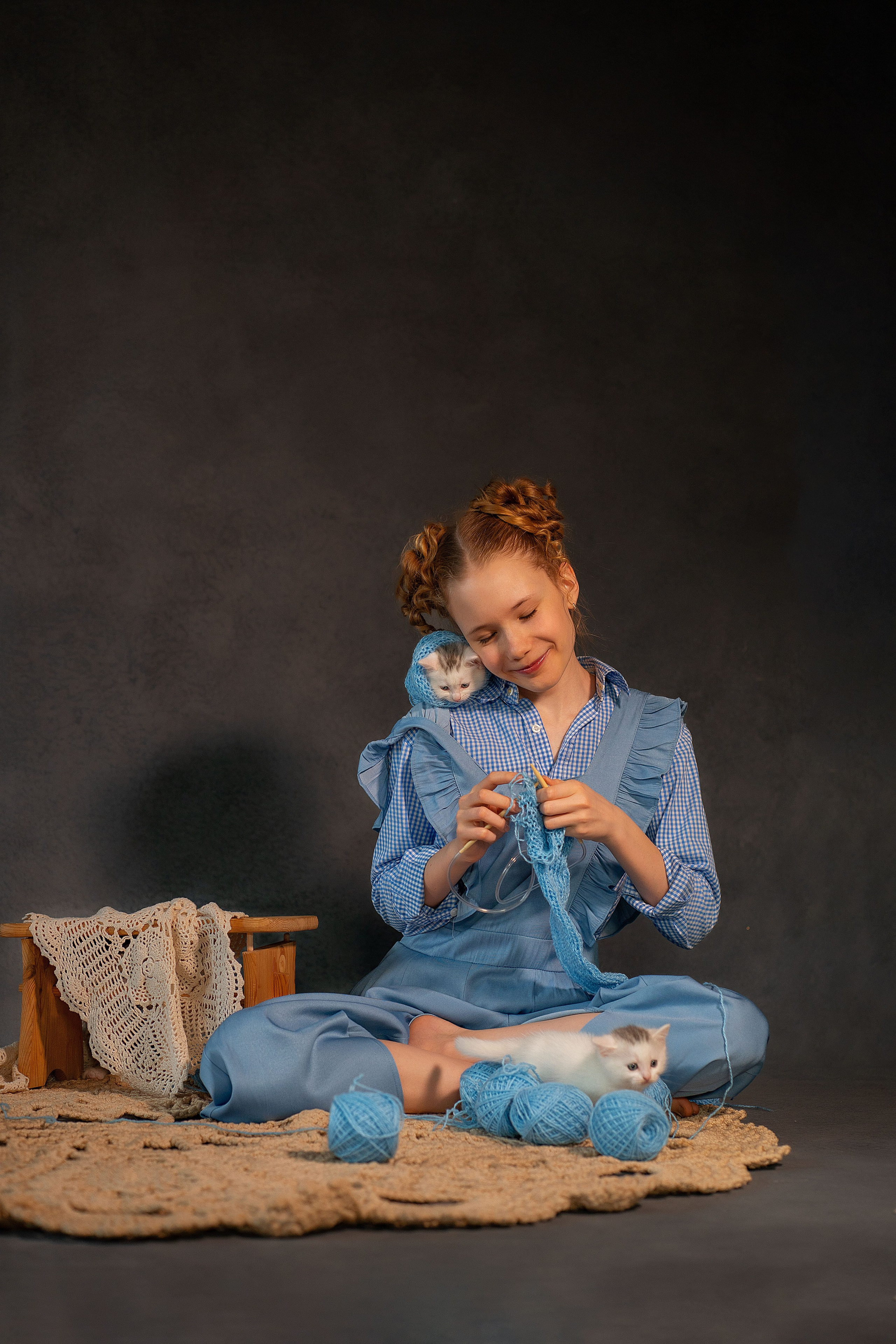 Студийный семейный и детский портрет. Детский и семейный фотограф в Москве и Подмосковье Настя Наумова