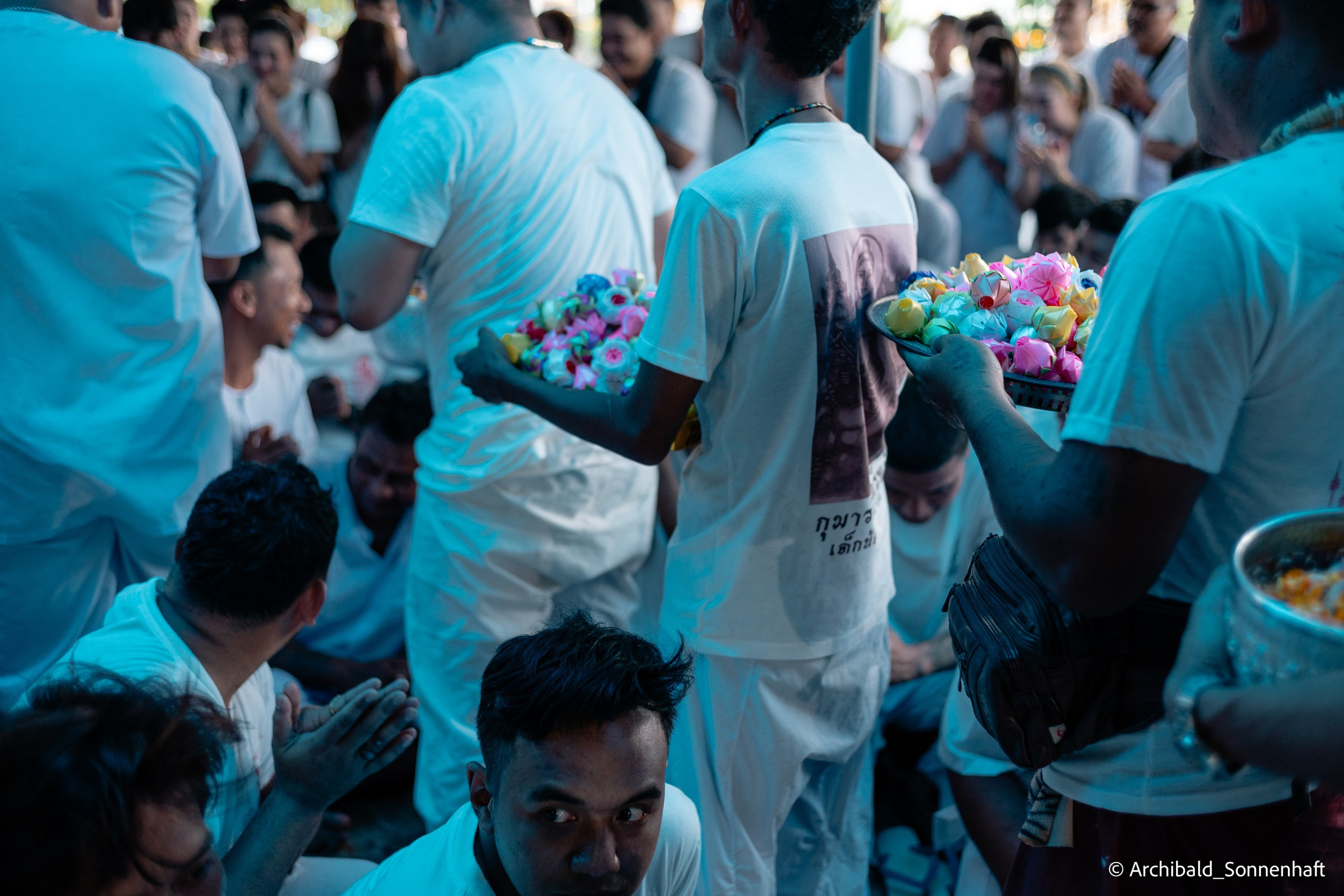 Thai monk. Photographer in Guangzhou, China. Archibald Sonnenhaft