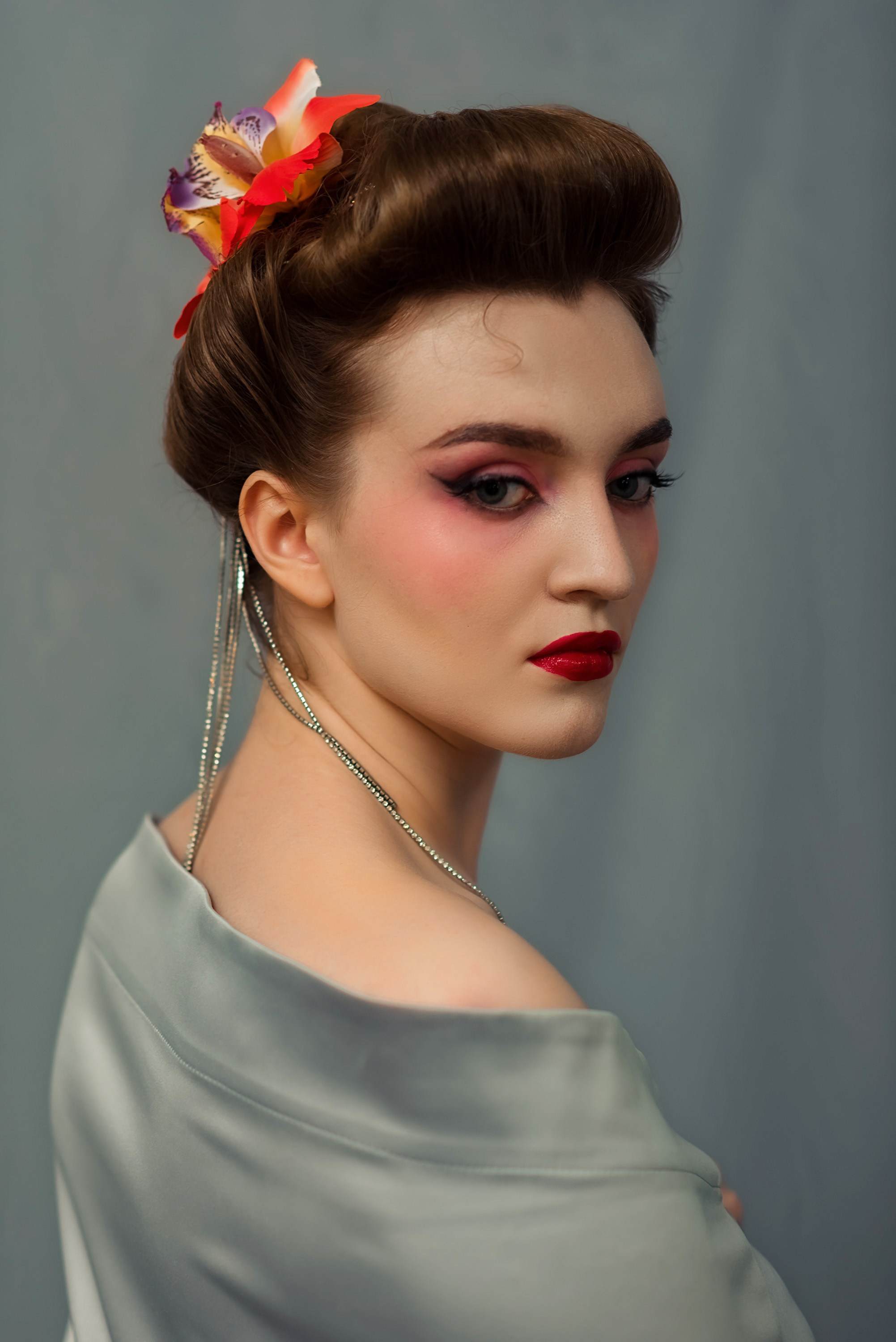 Съемка в стиле Гейша. Фотограф Тула творческие фотосессии недорого Ольга Ромашина