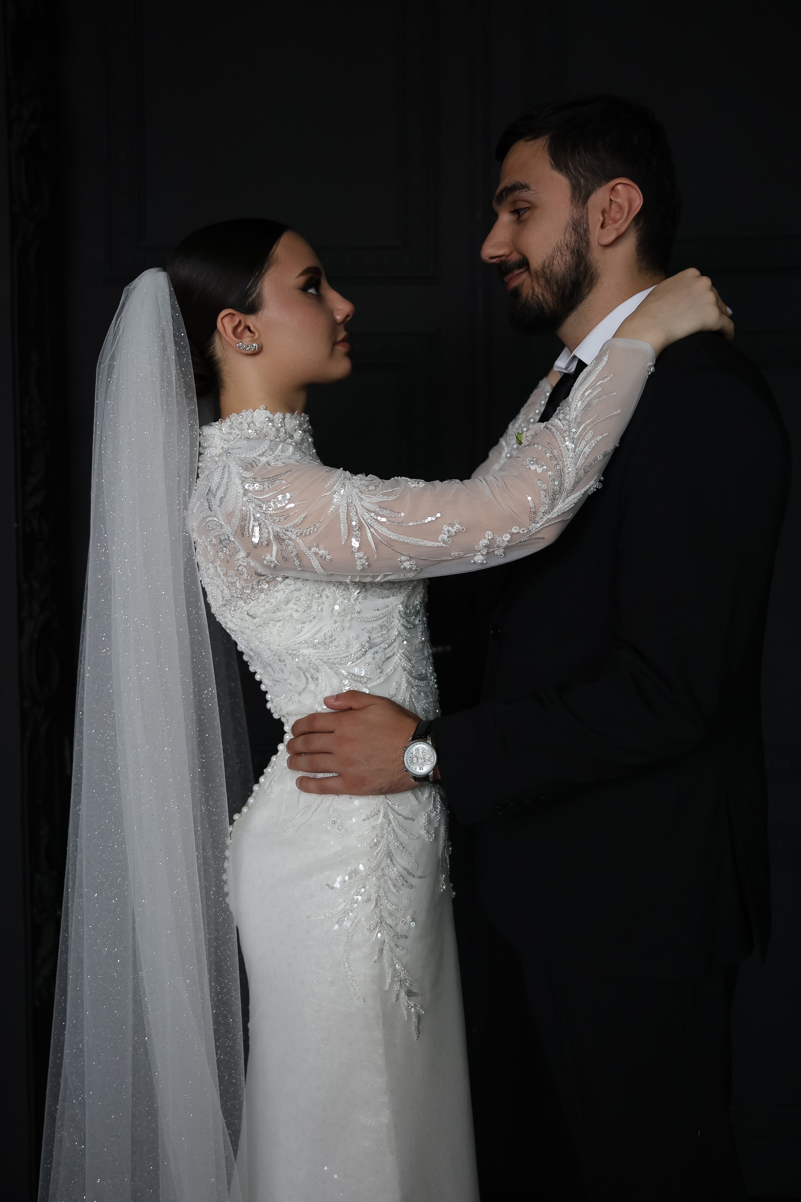 Свадебная фотосессия в фотостудии «Hram» 24.08.2024. Свадебный и семейный фотограф Виолетта Сидельникова. Краснодар, Россия, Беларусь, Европа