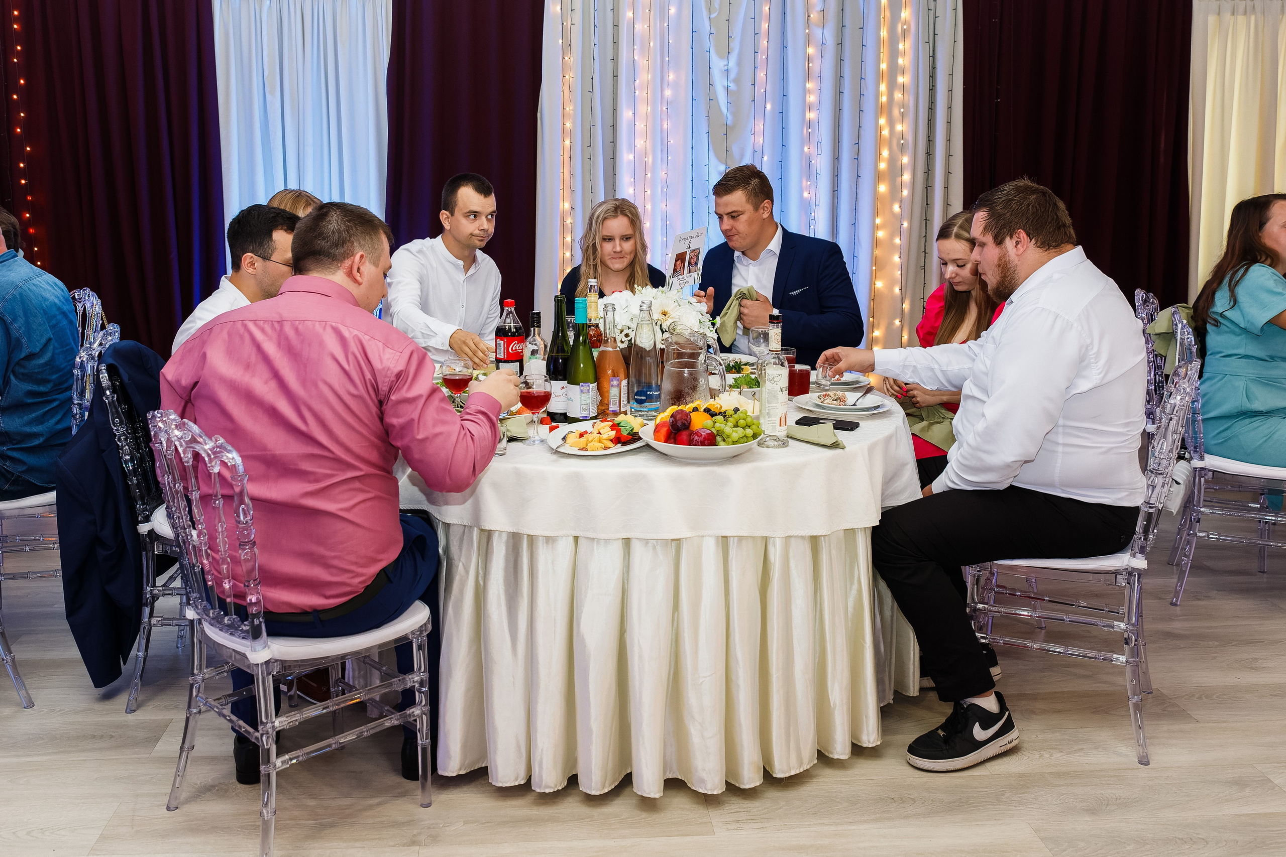 Свадебный банкет. Свадебный и портретный фотограф в Санкт-Петербурге Анна Демьянова