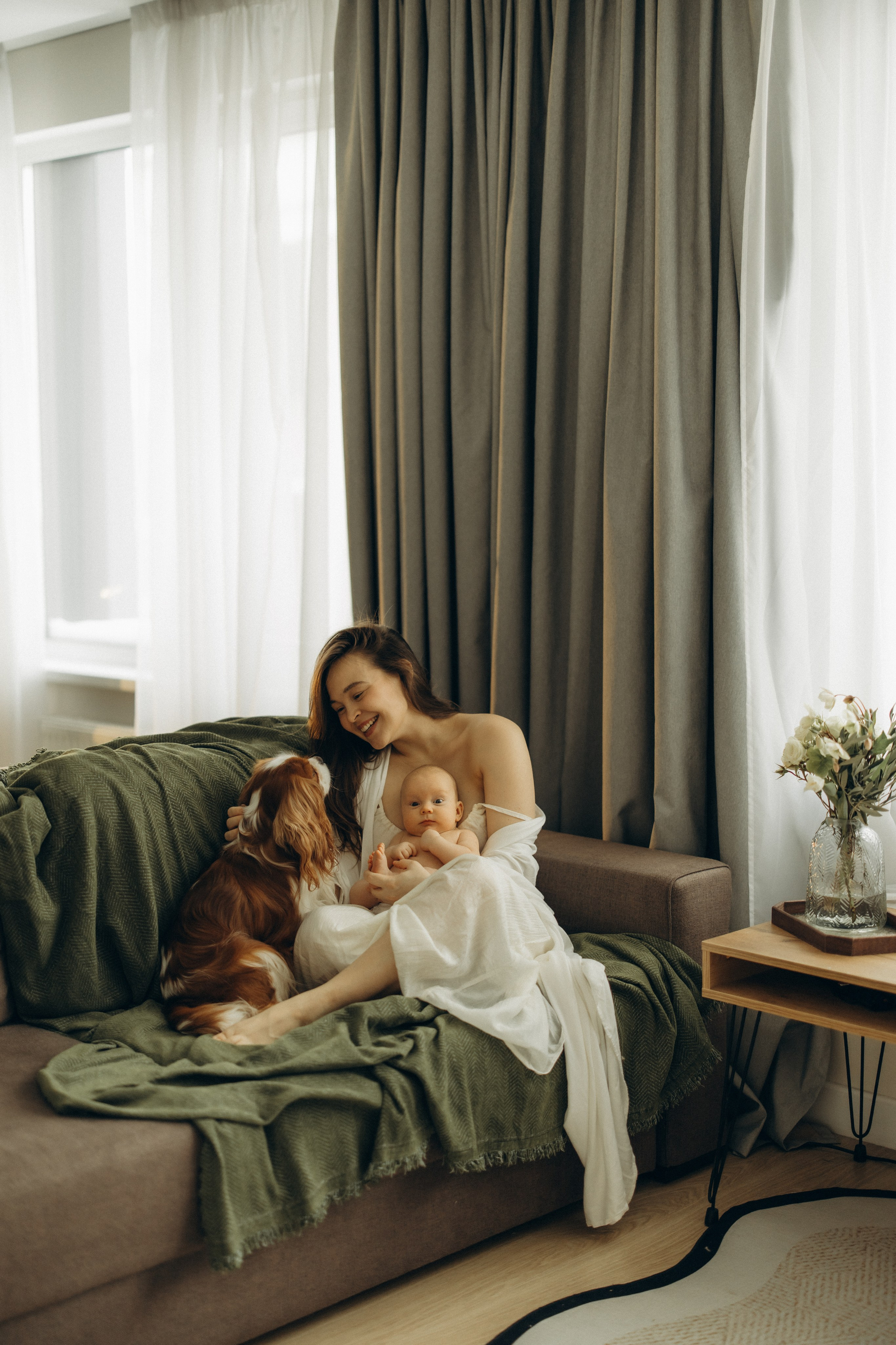 Аня, Ефим, Лимон. Семейный фотограф Оля Гладченко