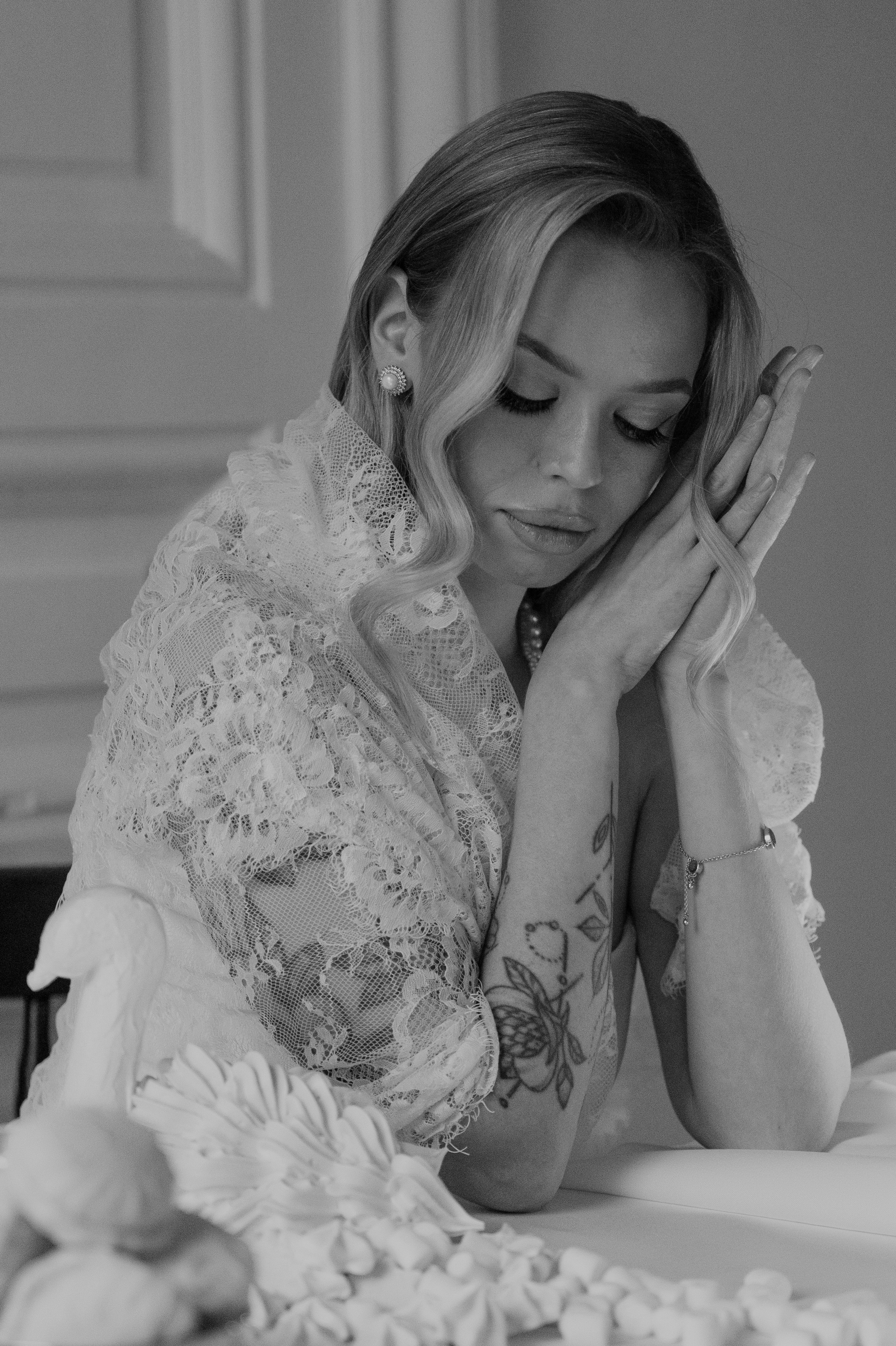 Свадебная фотосессия в Санкт-Петербурге. Свадебный фотограф Санкт-Петербург. Федосова Елизавета. Свадебная фотосессия в студии.