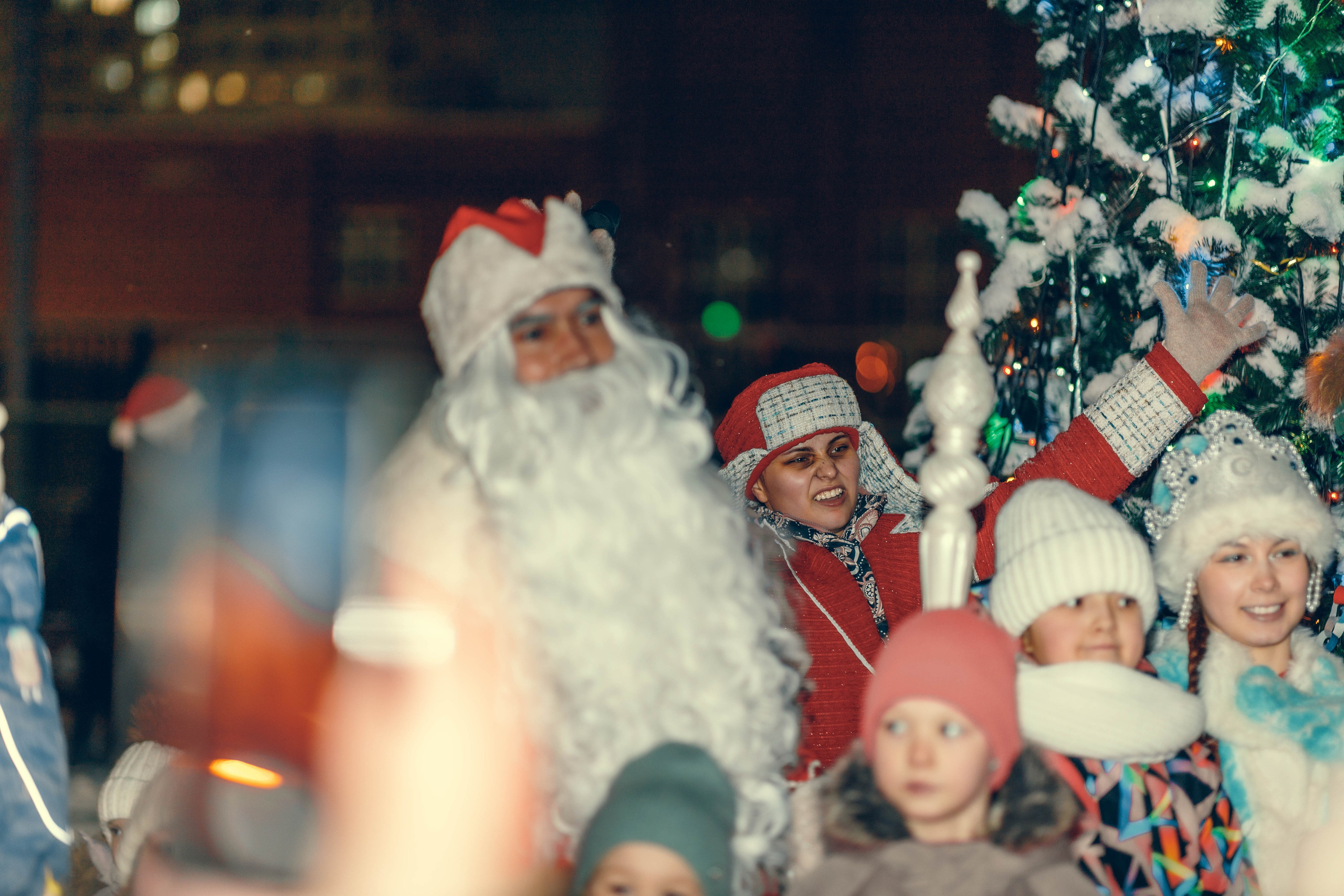 Елка в микрорайоне Университет. Фотограф г. Чебоксары Николай Фадеев