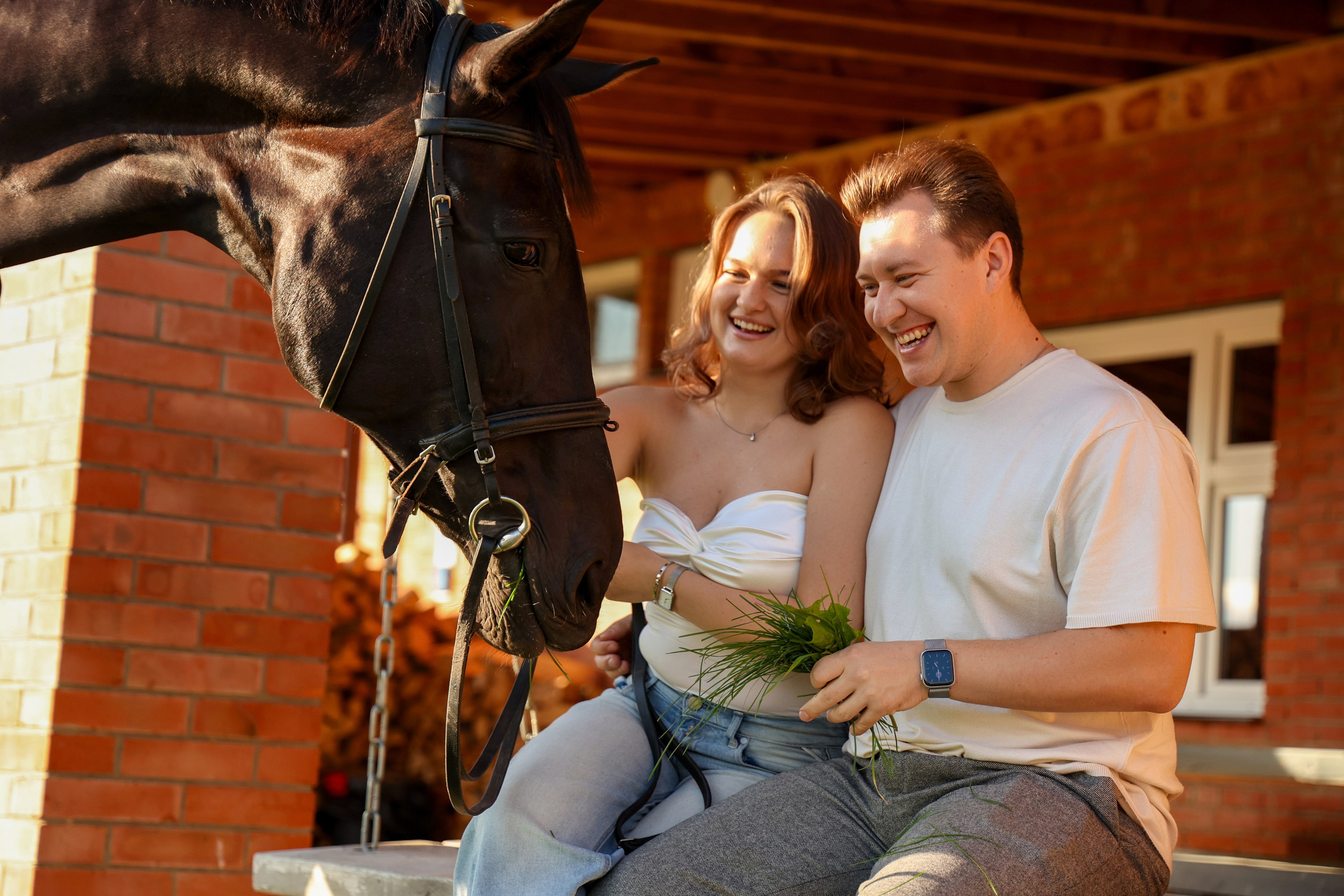 Валентин & Валерия. Конная прогулка. Свадебный и Event фотограф в Москве Бажина Ирина