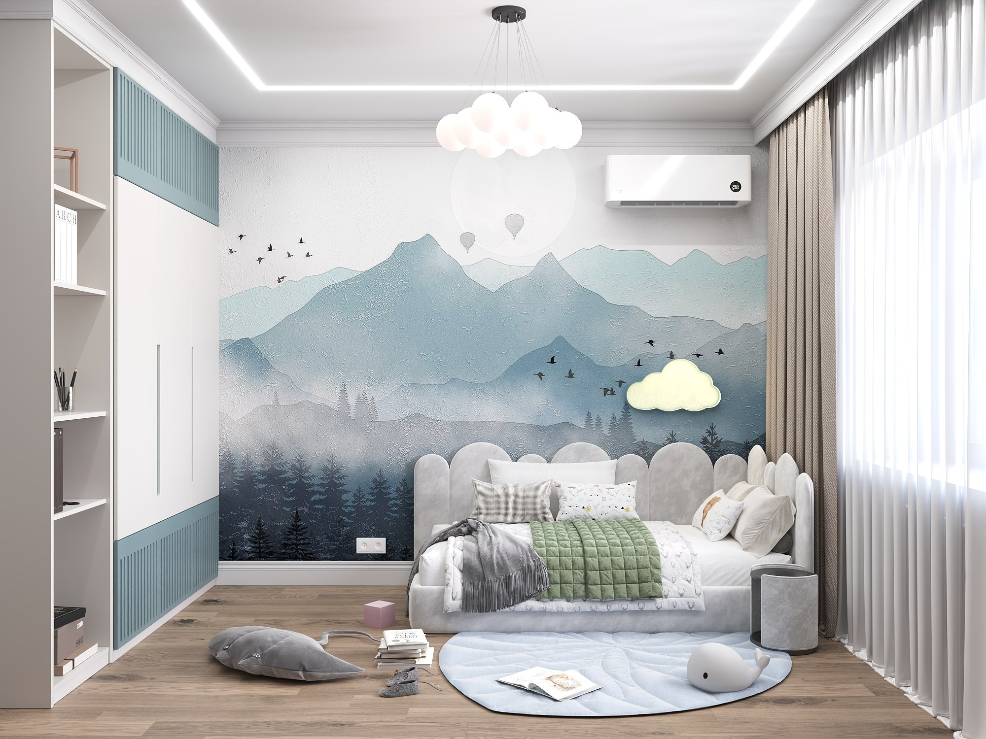 Г. Челябинск, квартира 125 м². БК студия дизайна интерьера