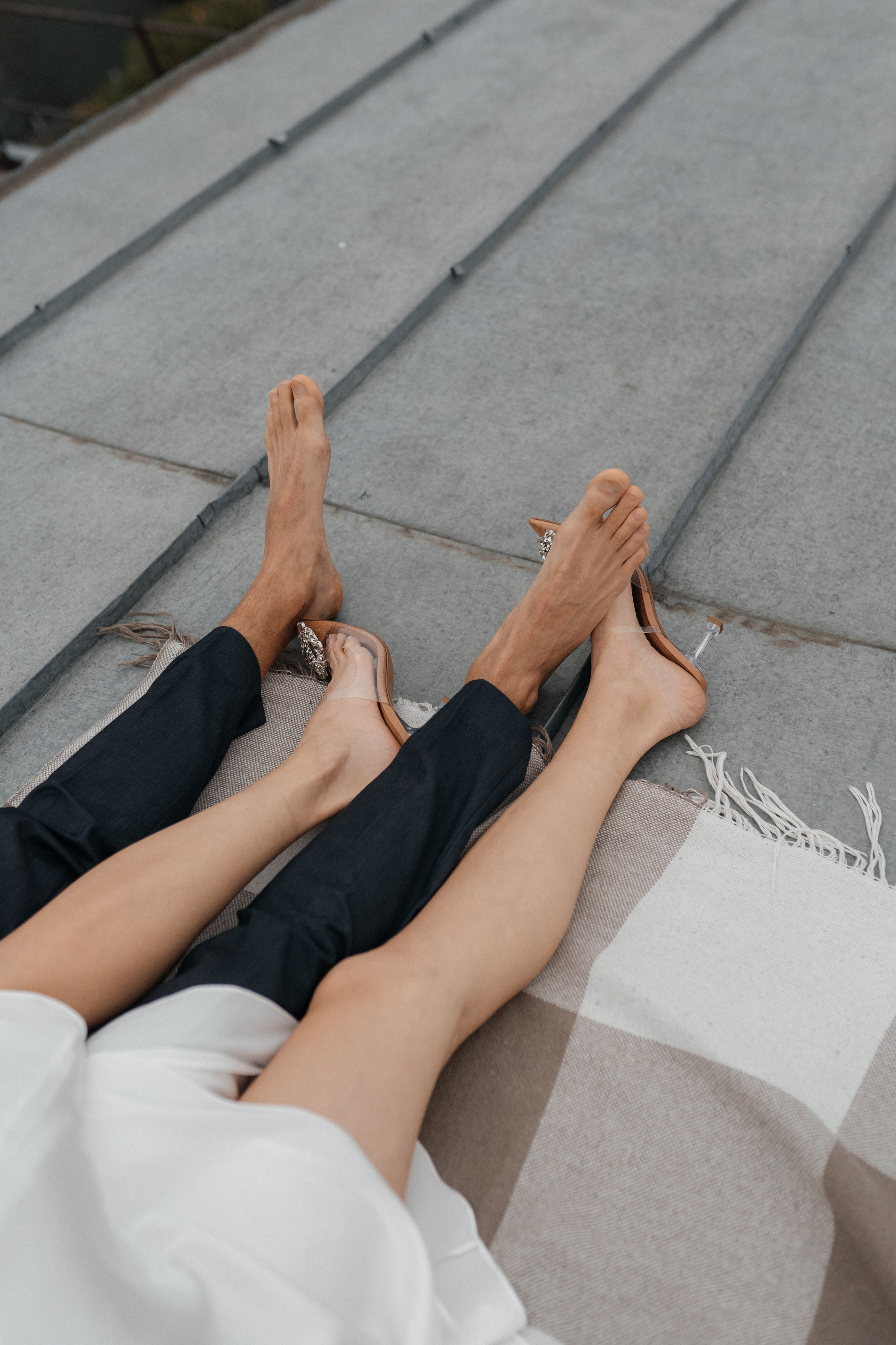 Свадебная прогулка «На крыше». Семейный и свадебный фотограф в Москве Виктория Махова