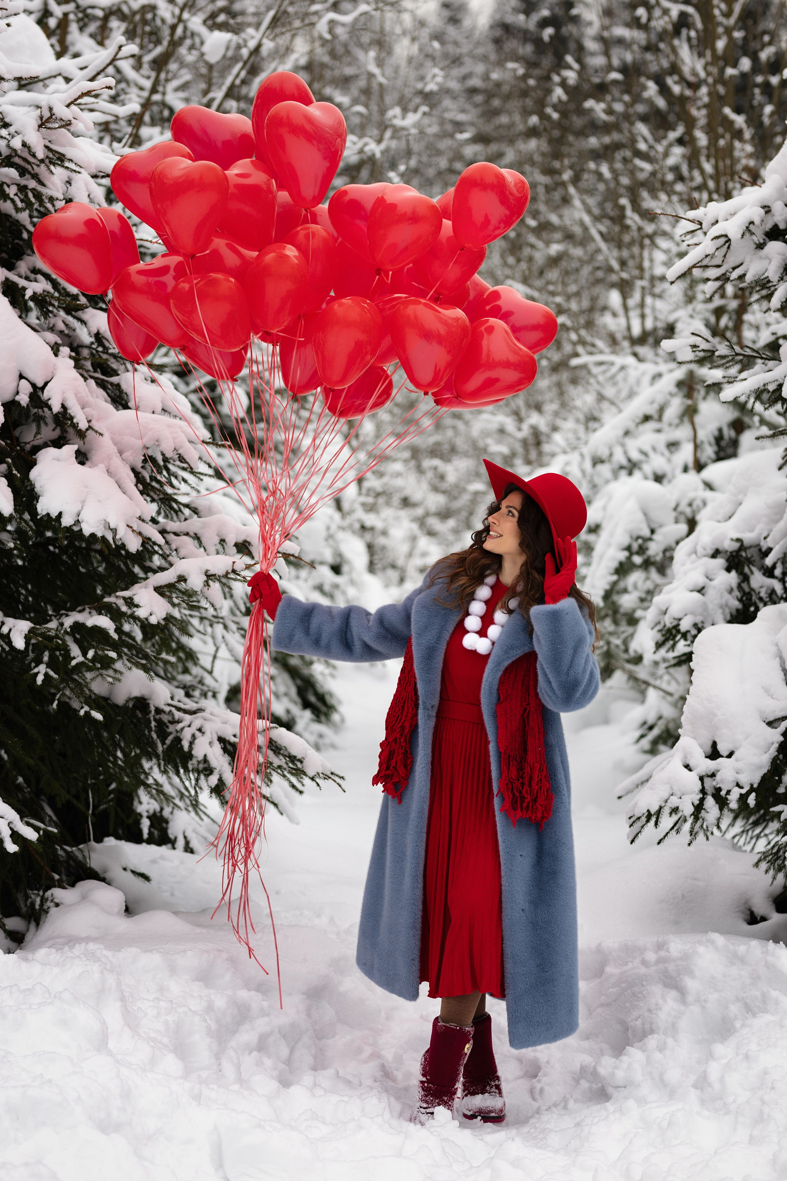 Фотосессия для девушки на день влюбленных. Трубинова Екатерина | Семейный фотограф | Москва