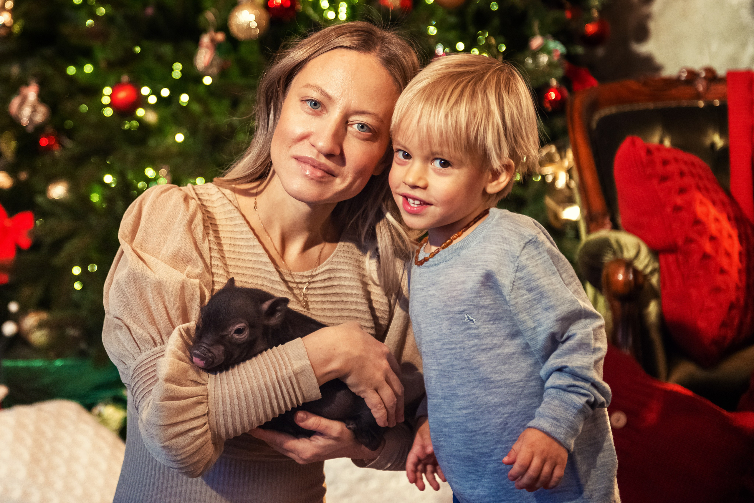 Съемка в Новогодней фотостудии. Фотограф в Витебске Сергей Томашев