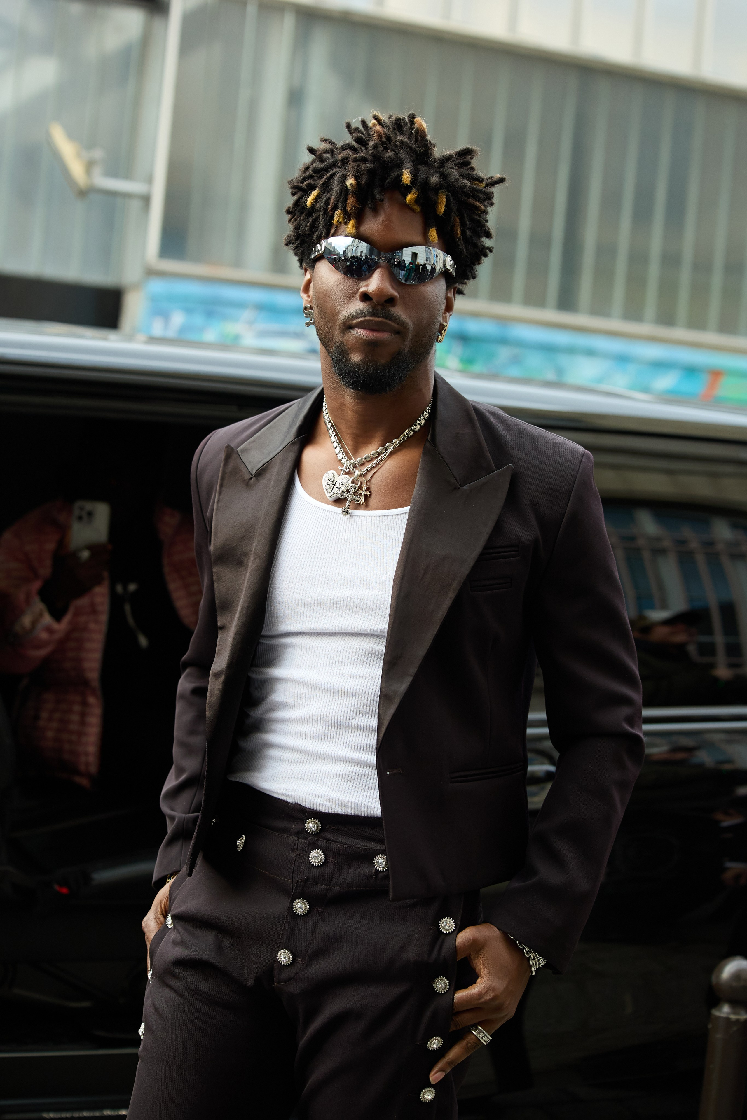 PFW MENSWEAR FALL/WINTER 25/26 BLUEMARBLE. Photographer in Milan Ivan Goncharov