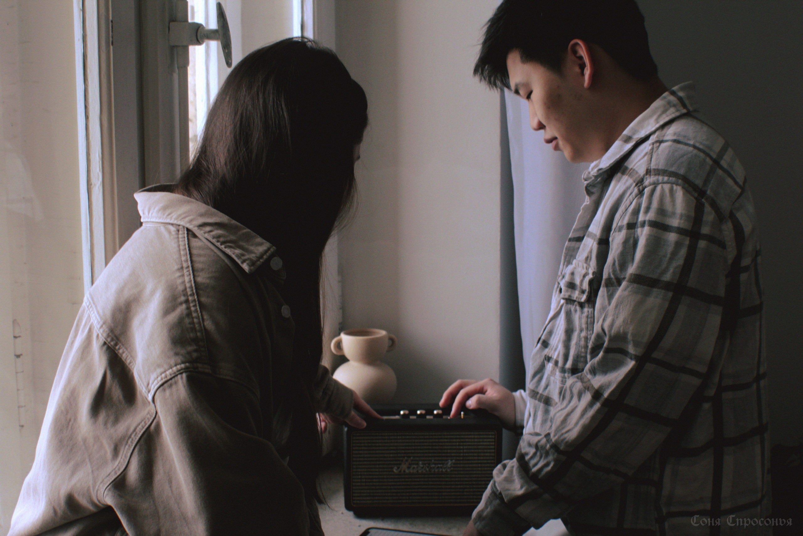 Лавстори Полина и Жора. Концертный и портретный фотограф в Москве Соня Спросонья