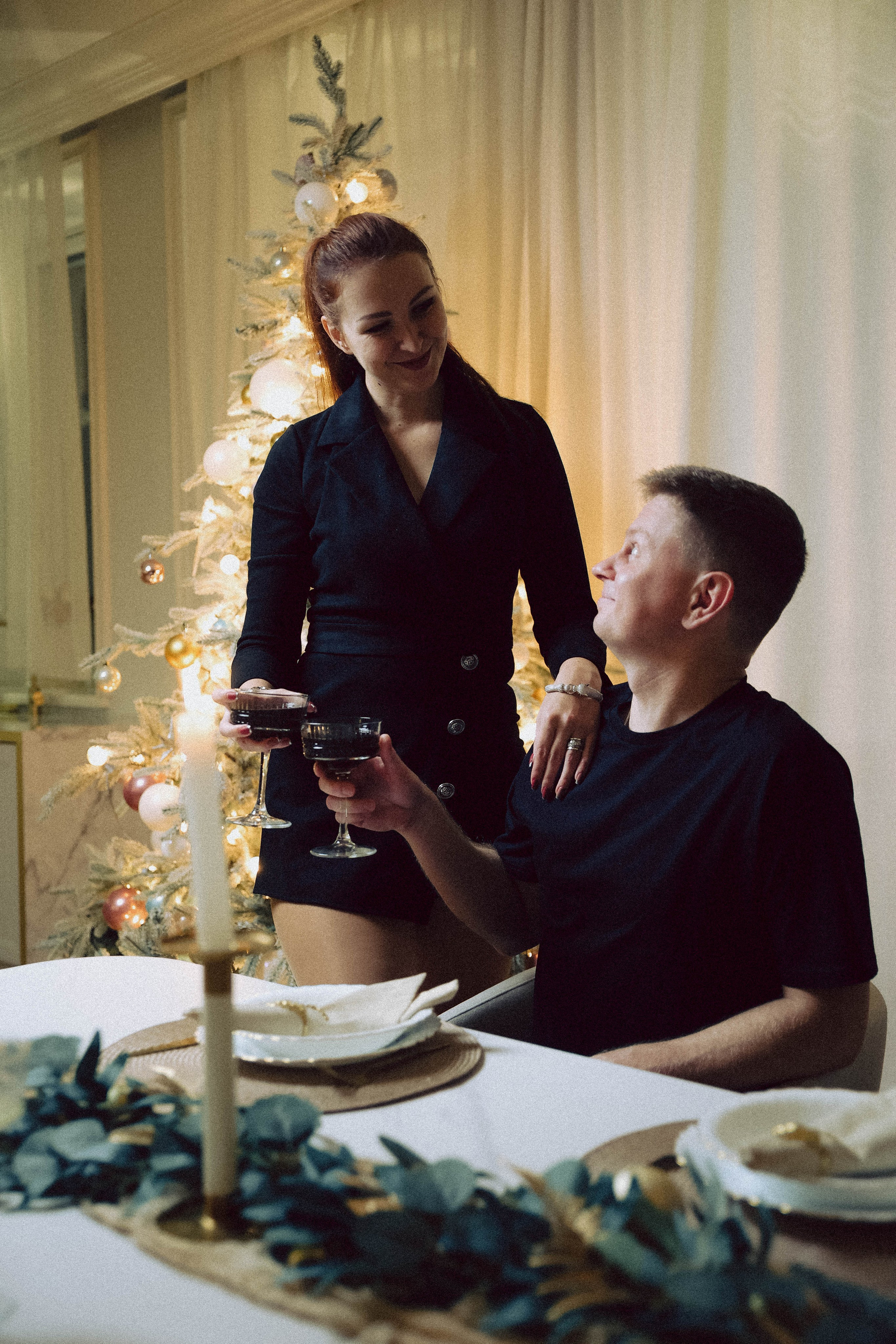 Новогодняя total black. Photographer in Moscow & everywhere in the World Alena Vyalova