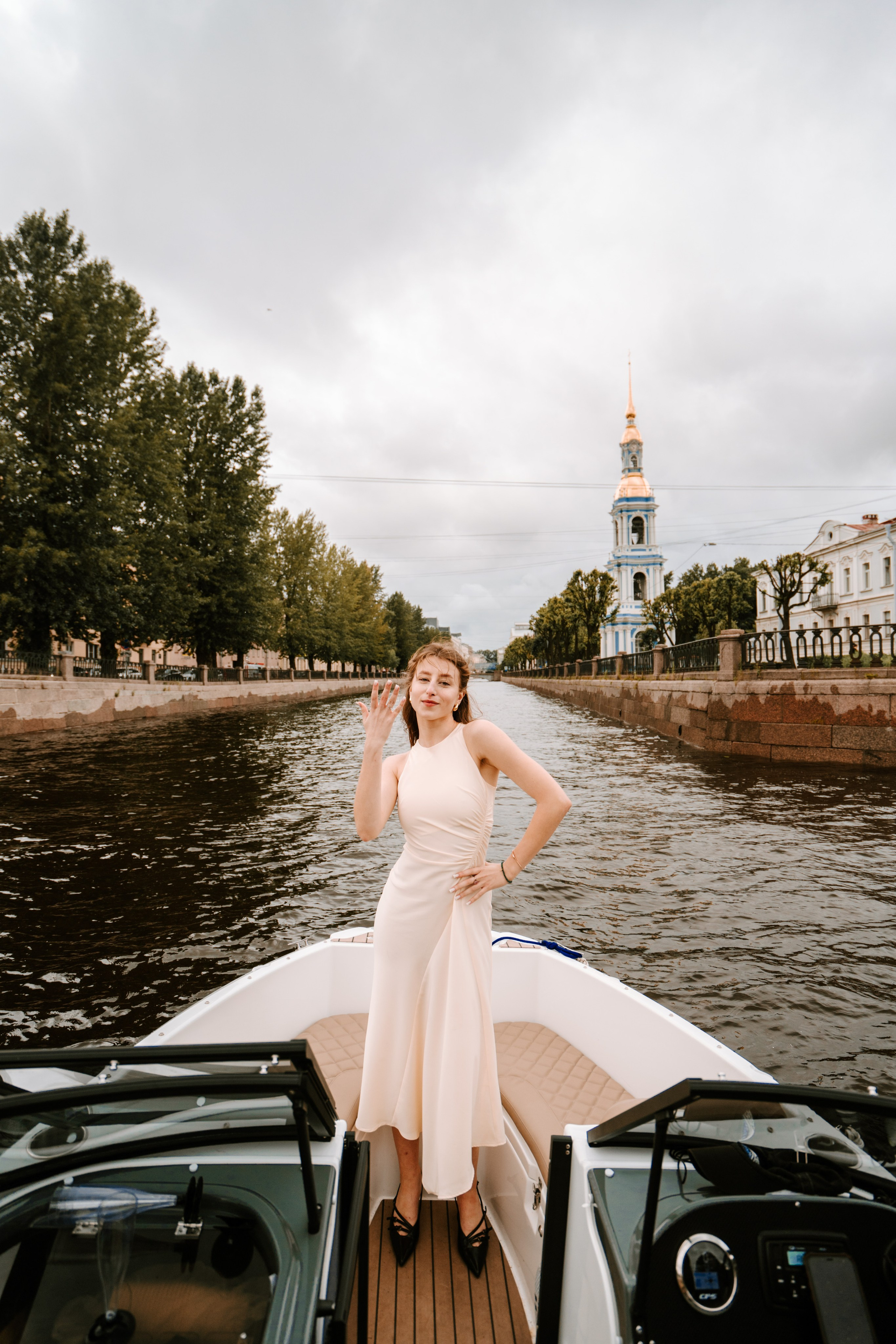 Предложение на корабле. Фотограф в Санкт-Петербурге