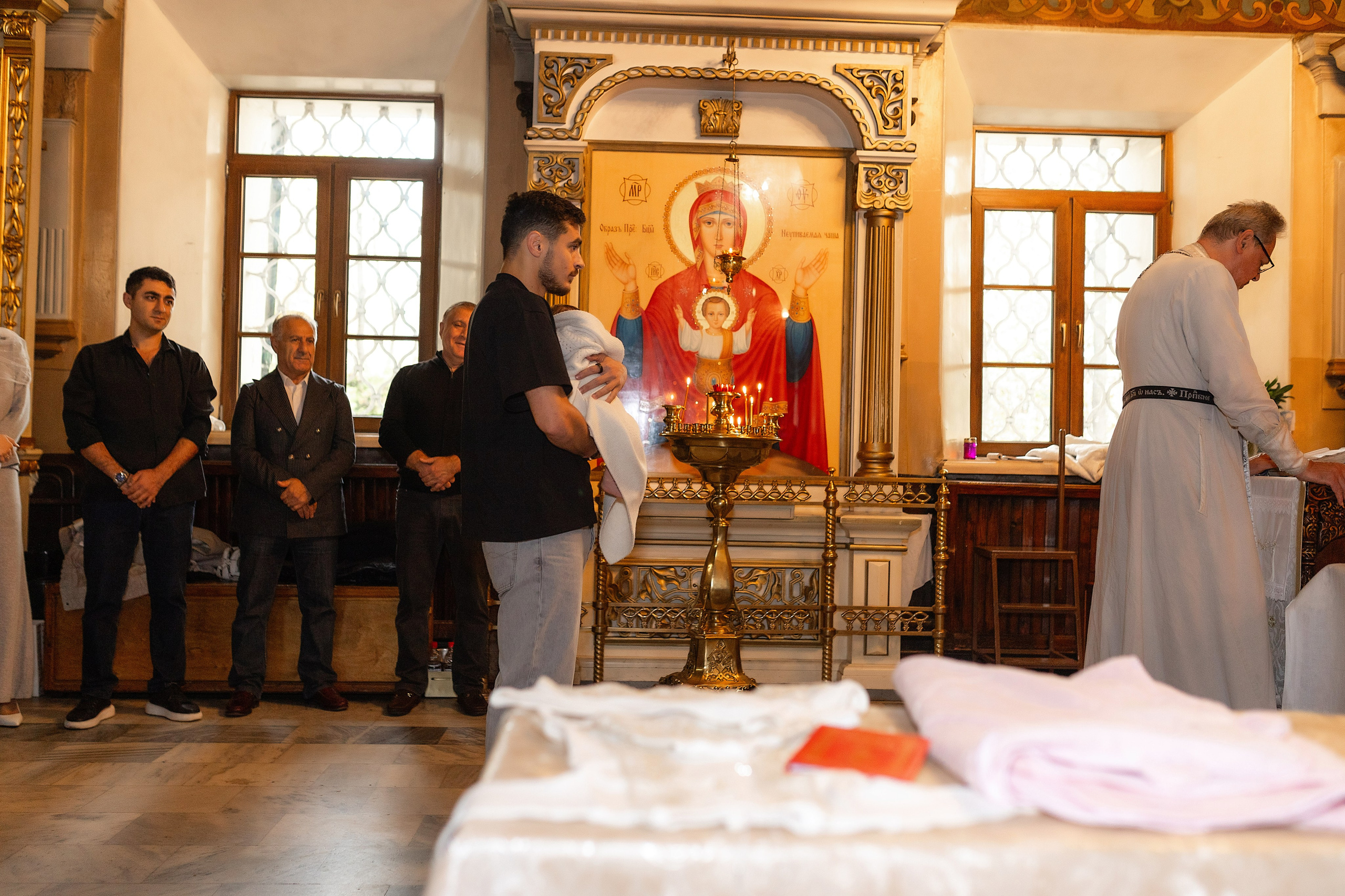 Таинство крещения Лилии. Фотограф в Железнодорожном и Балашихе