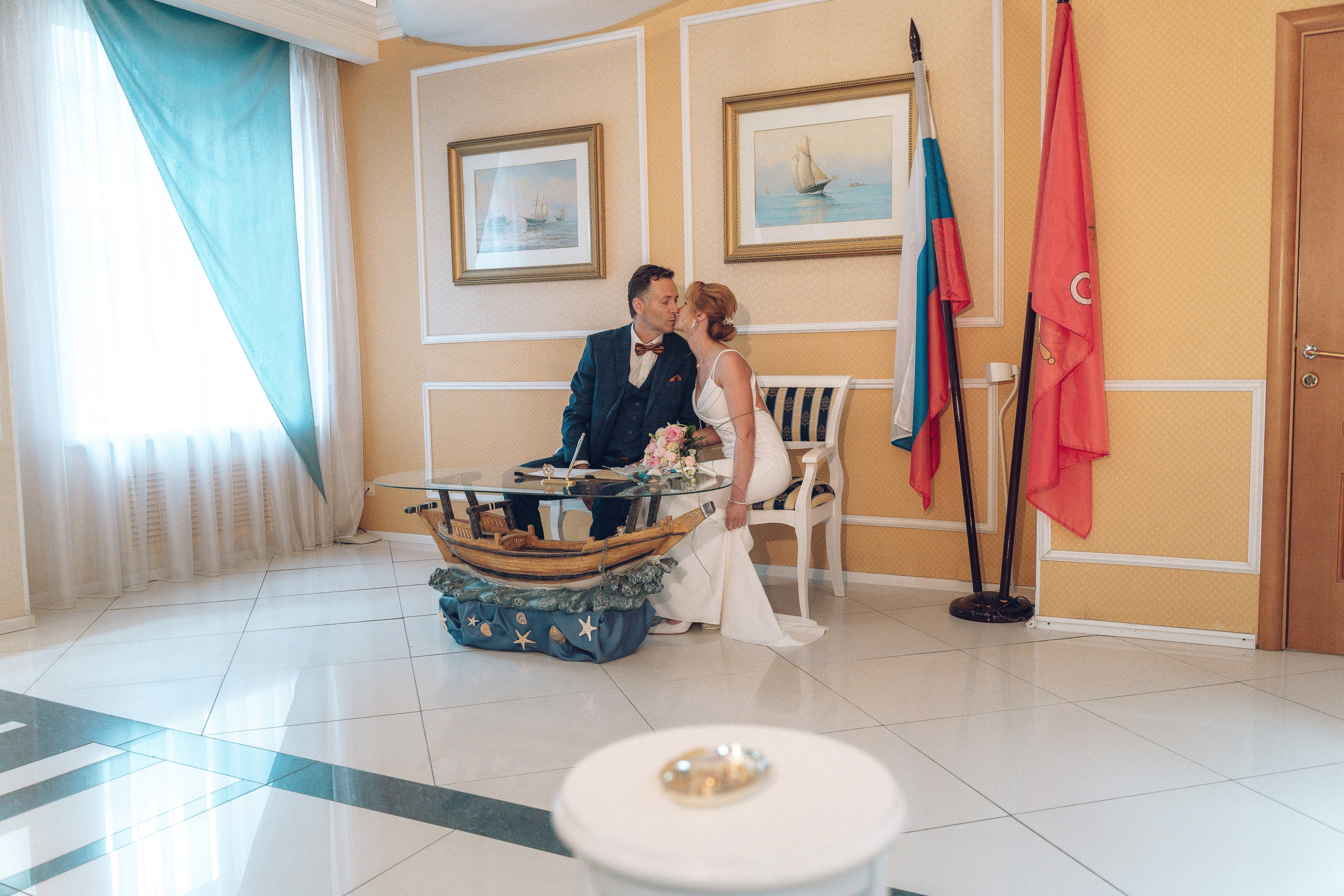 Игорь и Евгения в ЗАГСе Крондштатского района г. Санкт-Петербург. Professional photoartist in St. Petersburg (wedding, reportage, portrait, model book, love story) Alexander Shvedov