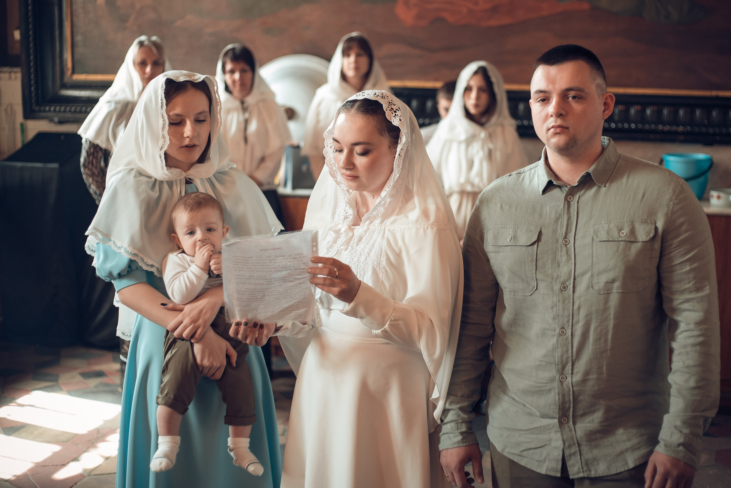 Таинство Крещения Ивана. Борисо-Глебский кафедральный собор. Семейный фотограф в Рязани и Рязанской области