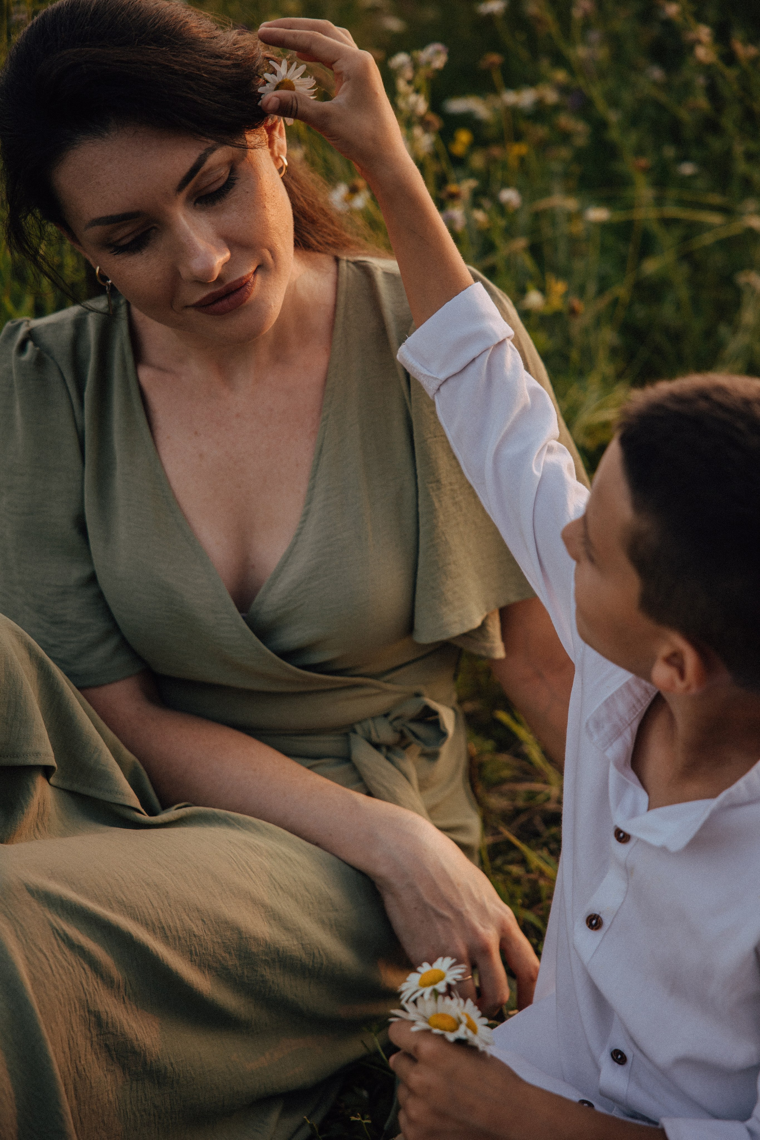 Ромашковое поле. Семейный и свадебный фотограф в Москве Вероника Жибинова