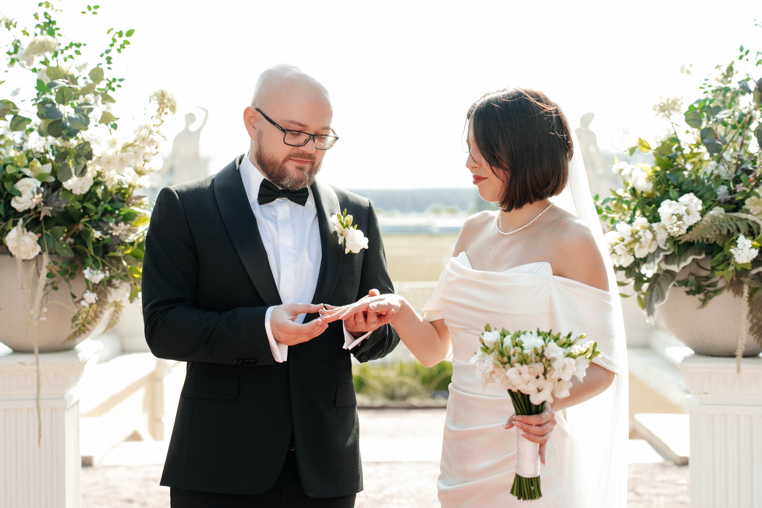 Регистрация в Архангельском | ресторан Дача. Свадебный фотограф Москва Александра Аверкова