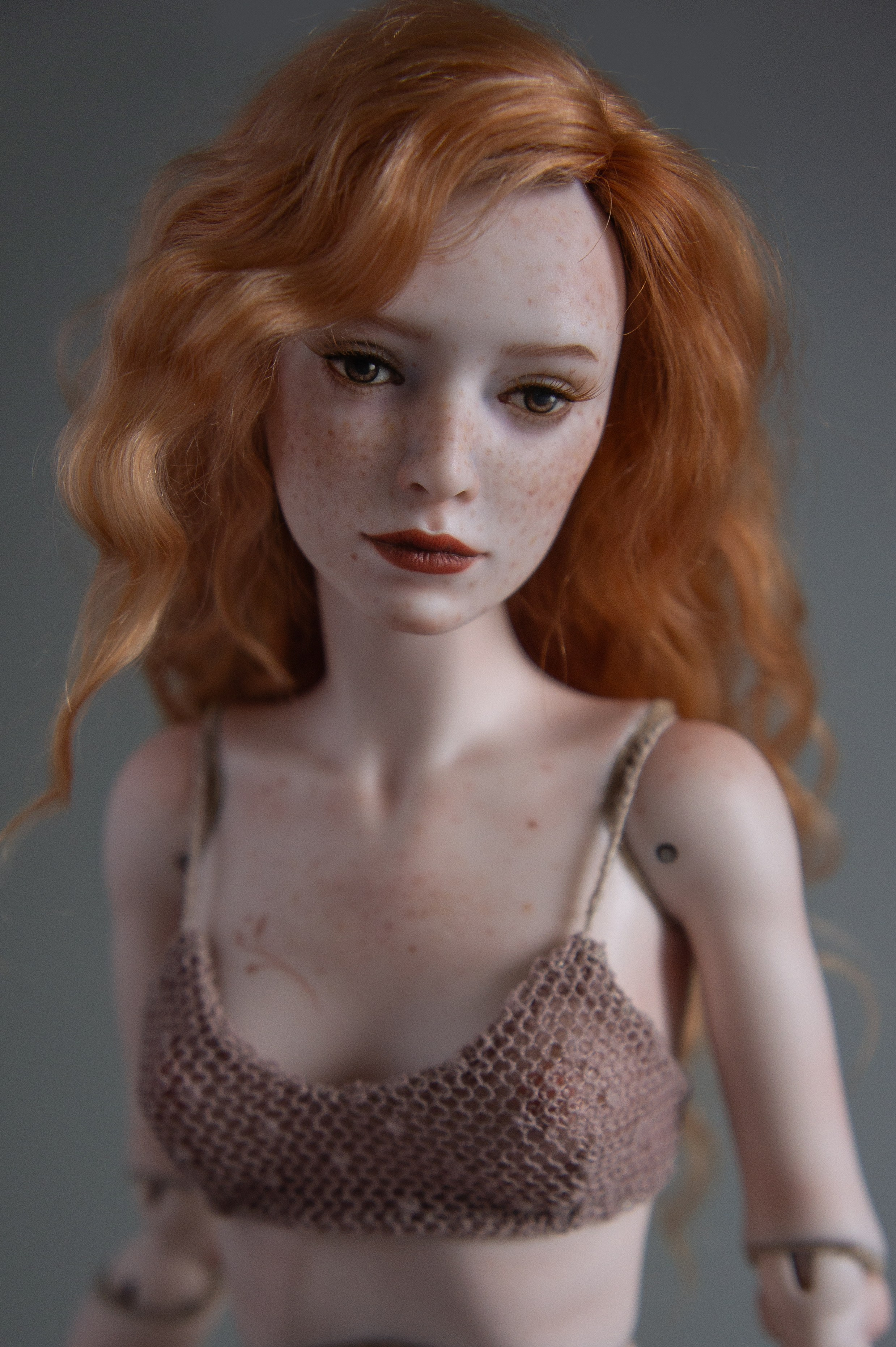 ГАЛЕРЕЯ. Авторские Шарнирные куклы и украшения из фарфора Алексаны Лавринчук