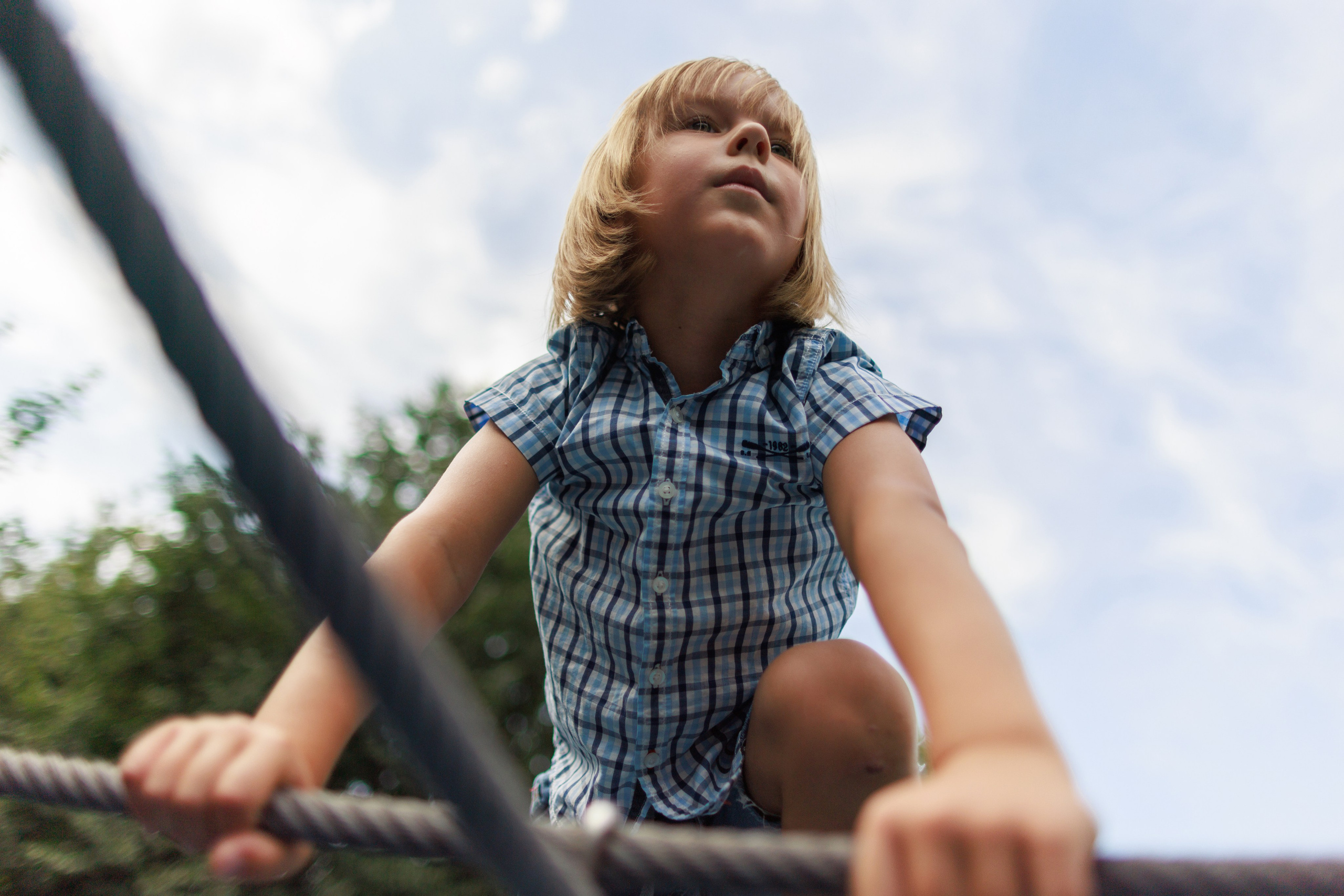 Детская фотосессия на прогулке
