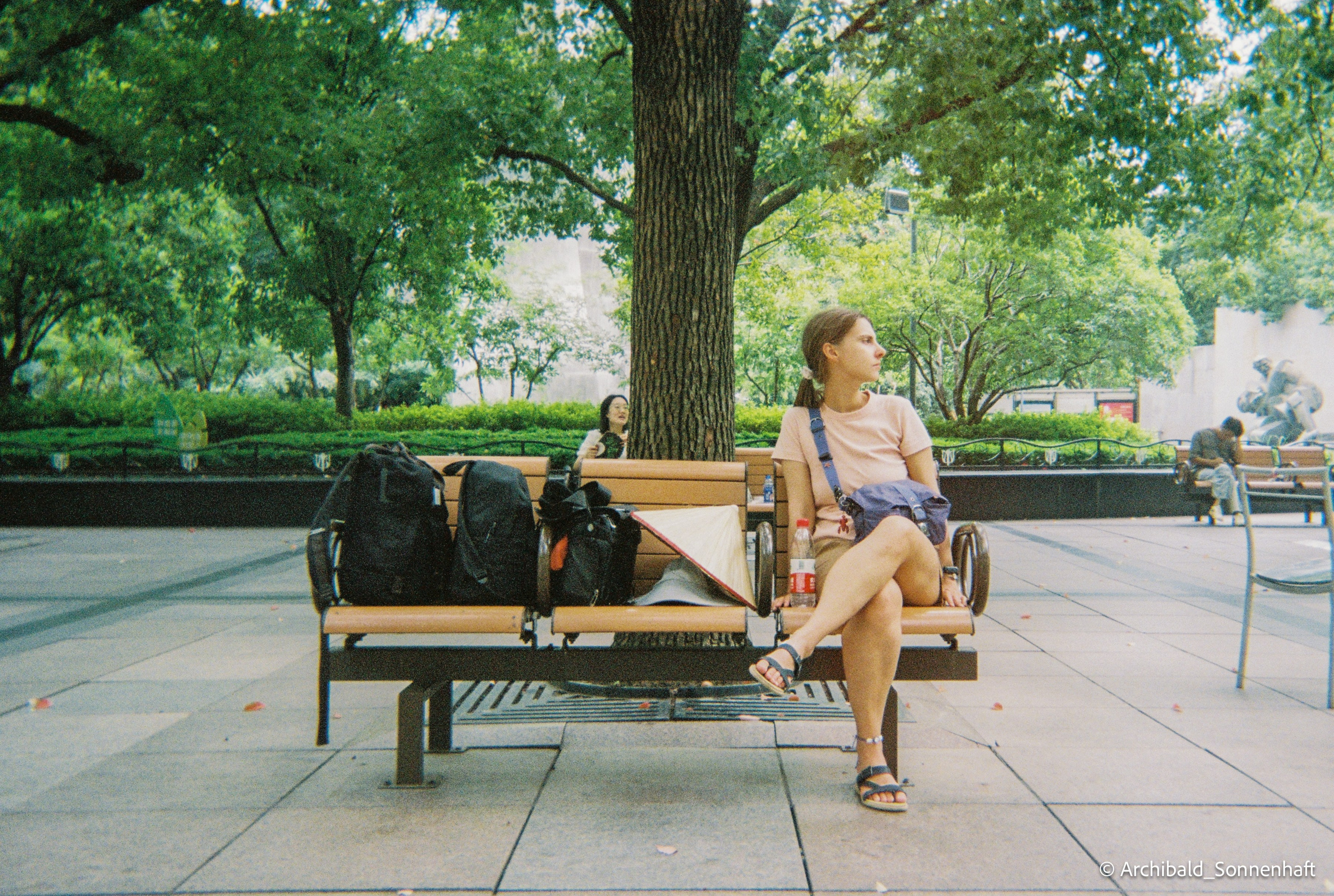 One film reel. Photographer in Guangzhou, China. Archibald Sonnenhaft