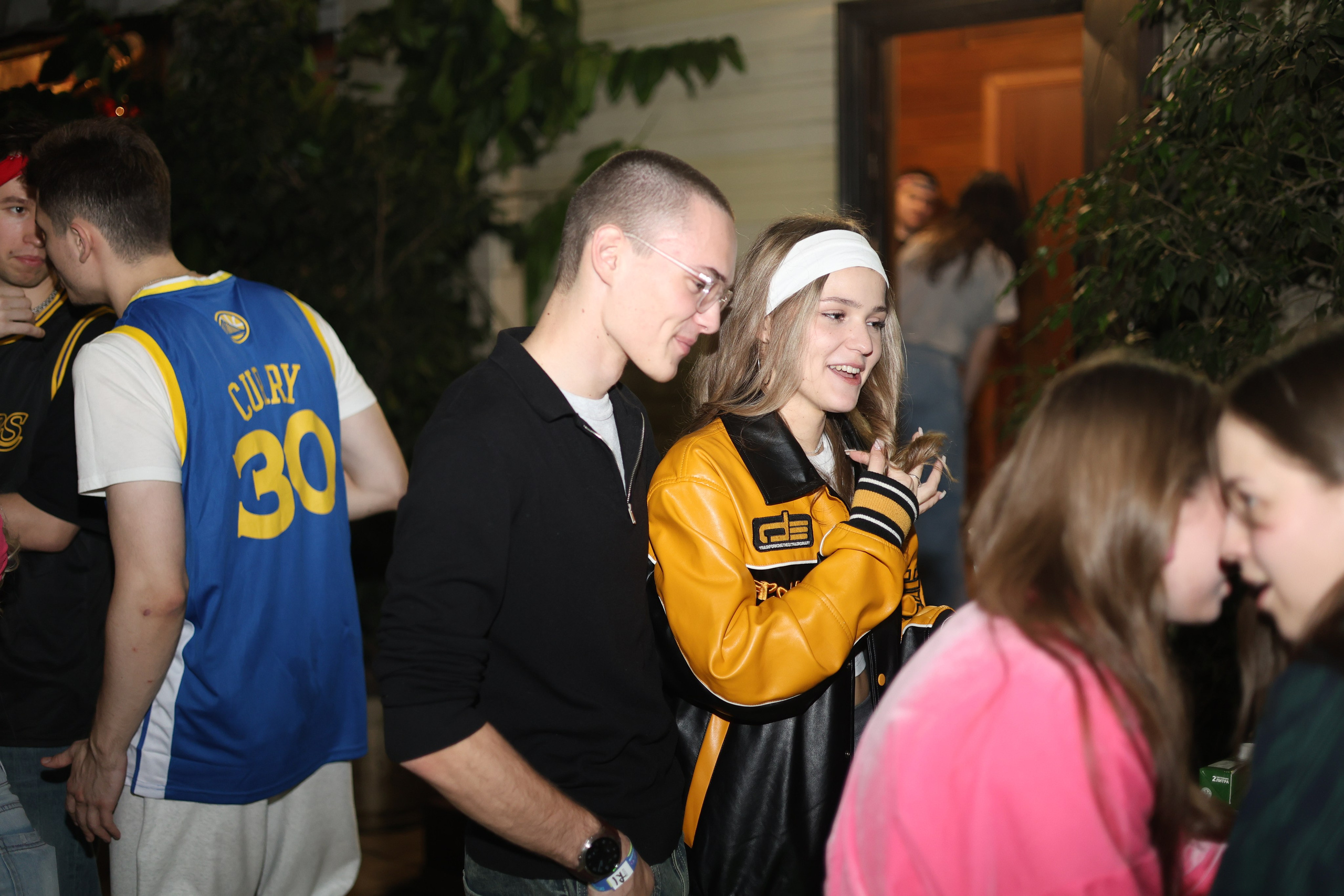 Student american-style party. Mintonov's Film Studio