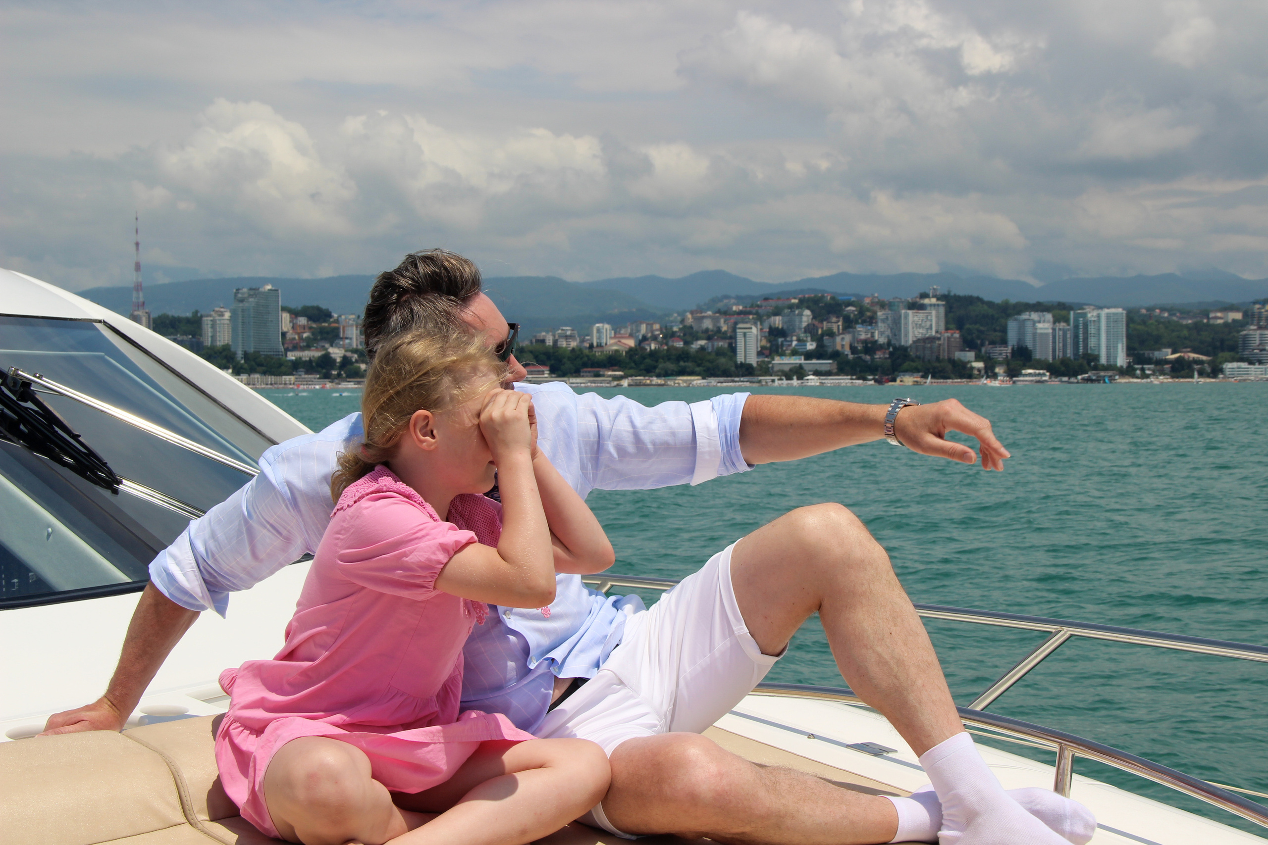 Семейные прогулки на яхте. Фотограф в Сочи Фотосессии на яхтах Дмитрий Пальма