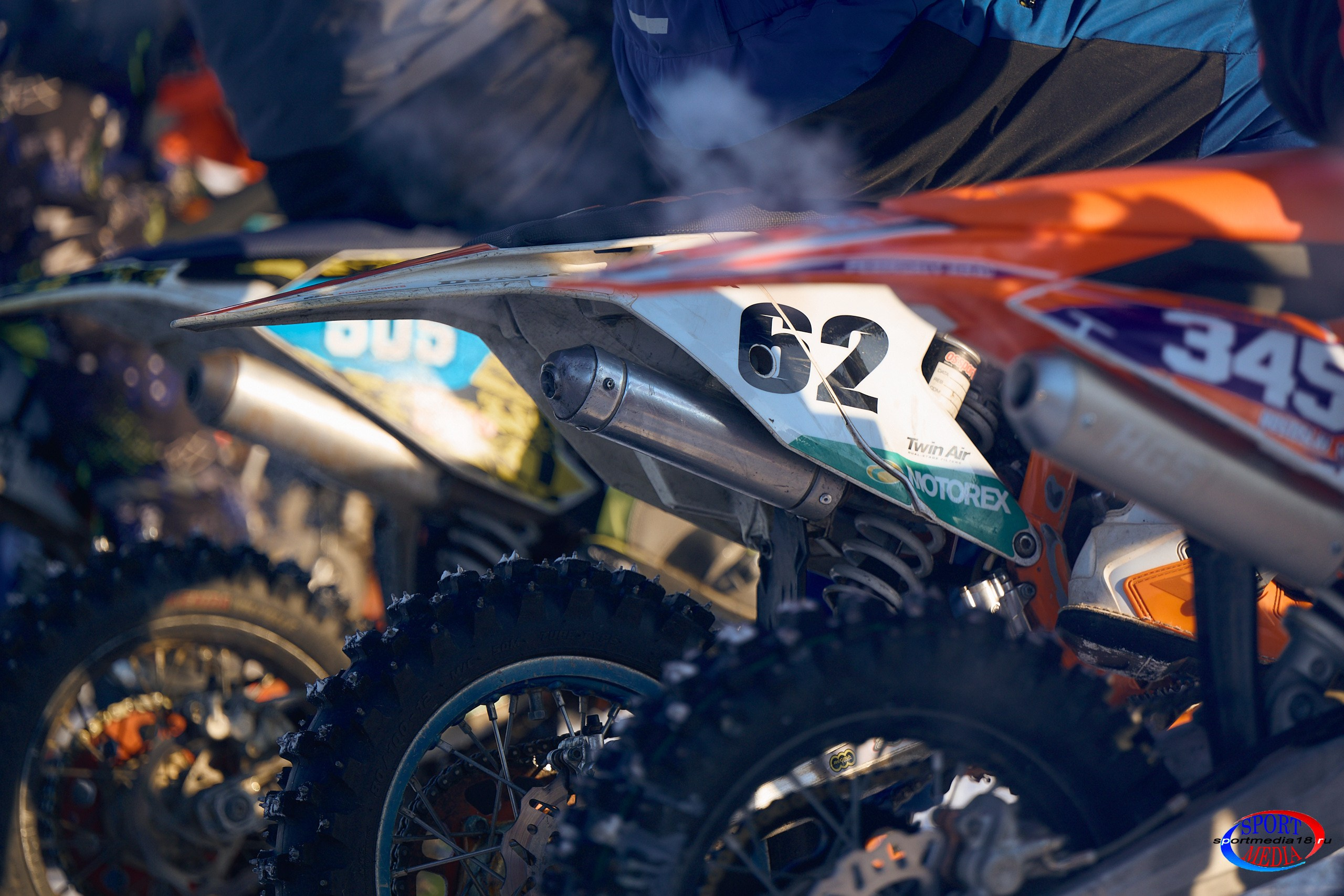 3 этап Кубка Удмуртской Республики по мотокроссу. Воткинск 23.02.2025. Спортивный репортажный фотограф в Ижевске Сергей Мерзляков