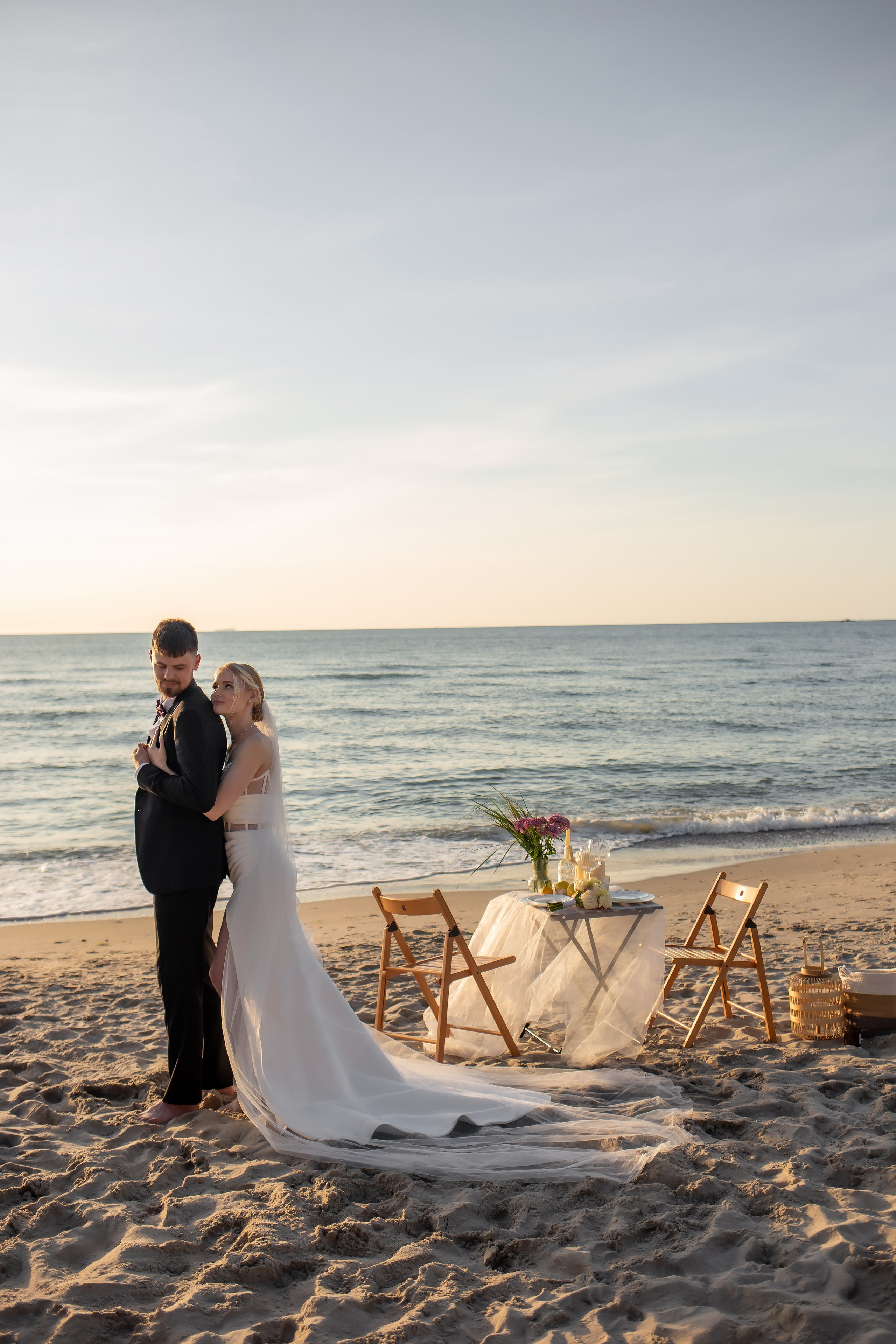 Александра и Влад. На закате. Фотограф в Калининграде Решетникова Алина