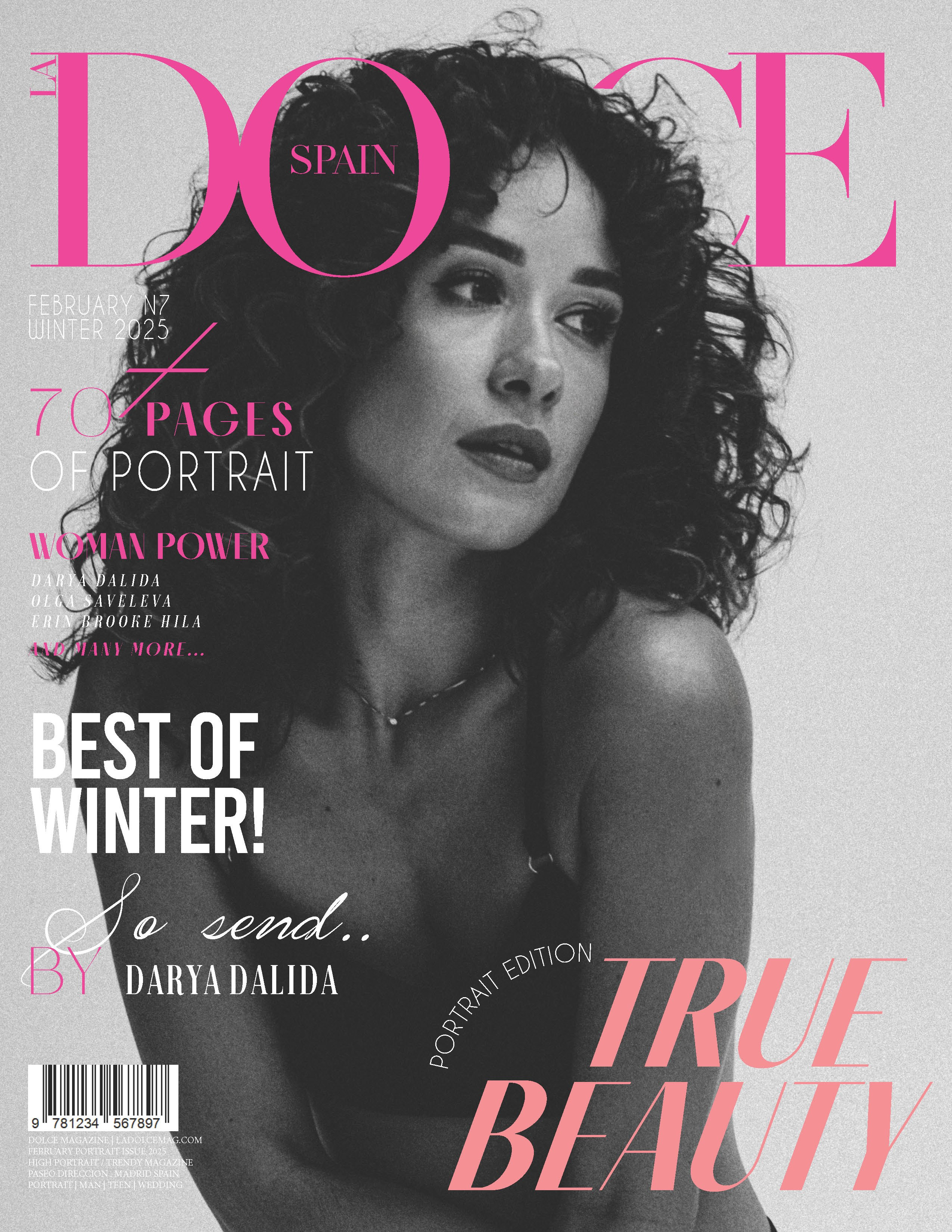 Вамп. Публикация в DOLCE magazine. Портретный фотограф в Санкт-Петербурге Савельева Ольга