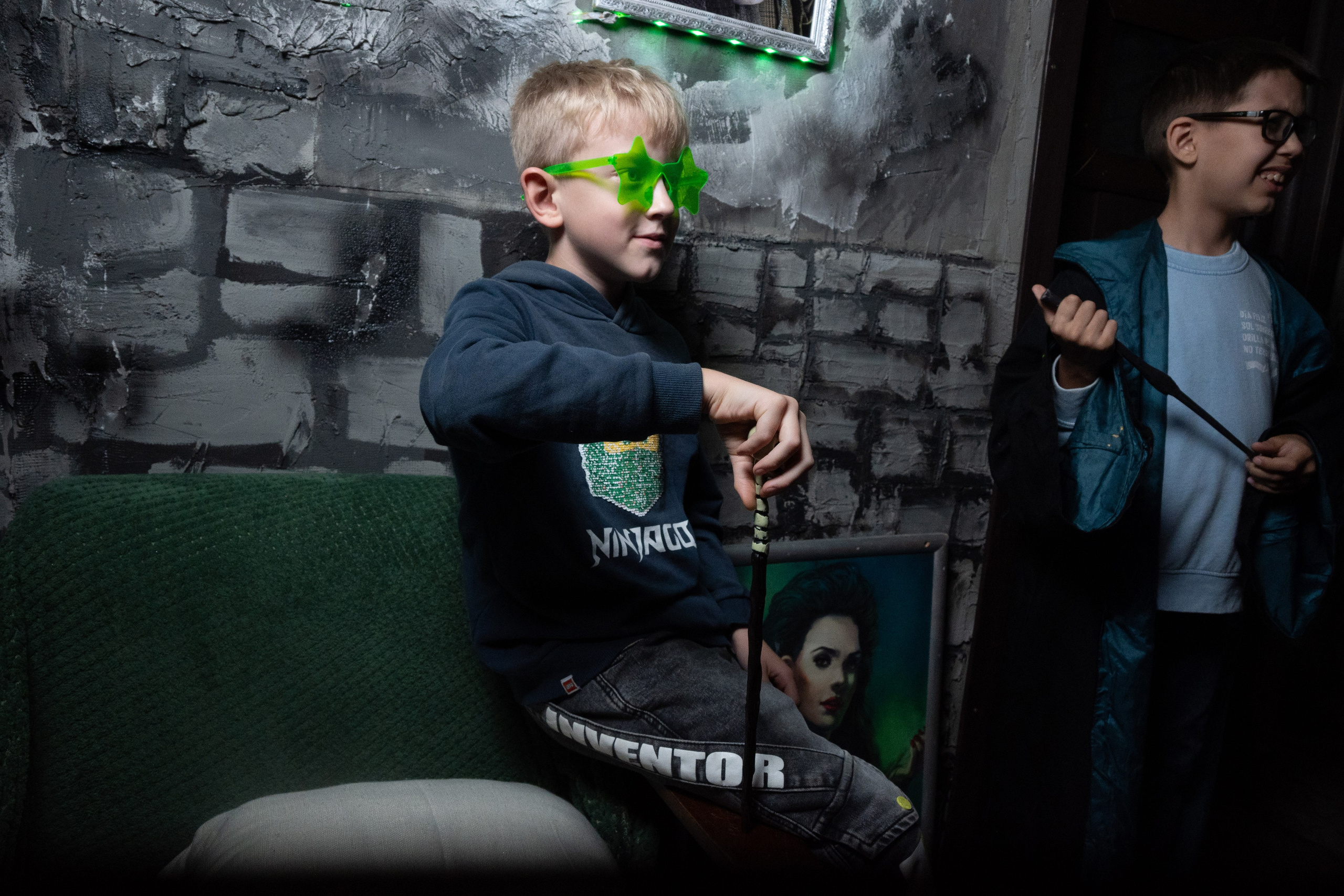 День рождения ребенка в «Подземелье Слизерин». Фотограф мероприятий в Москве