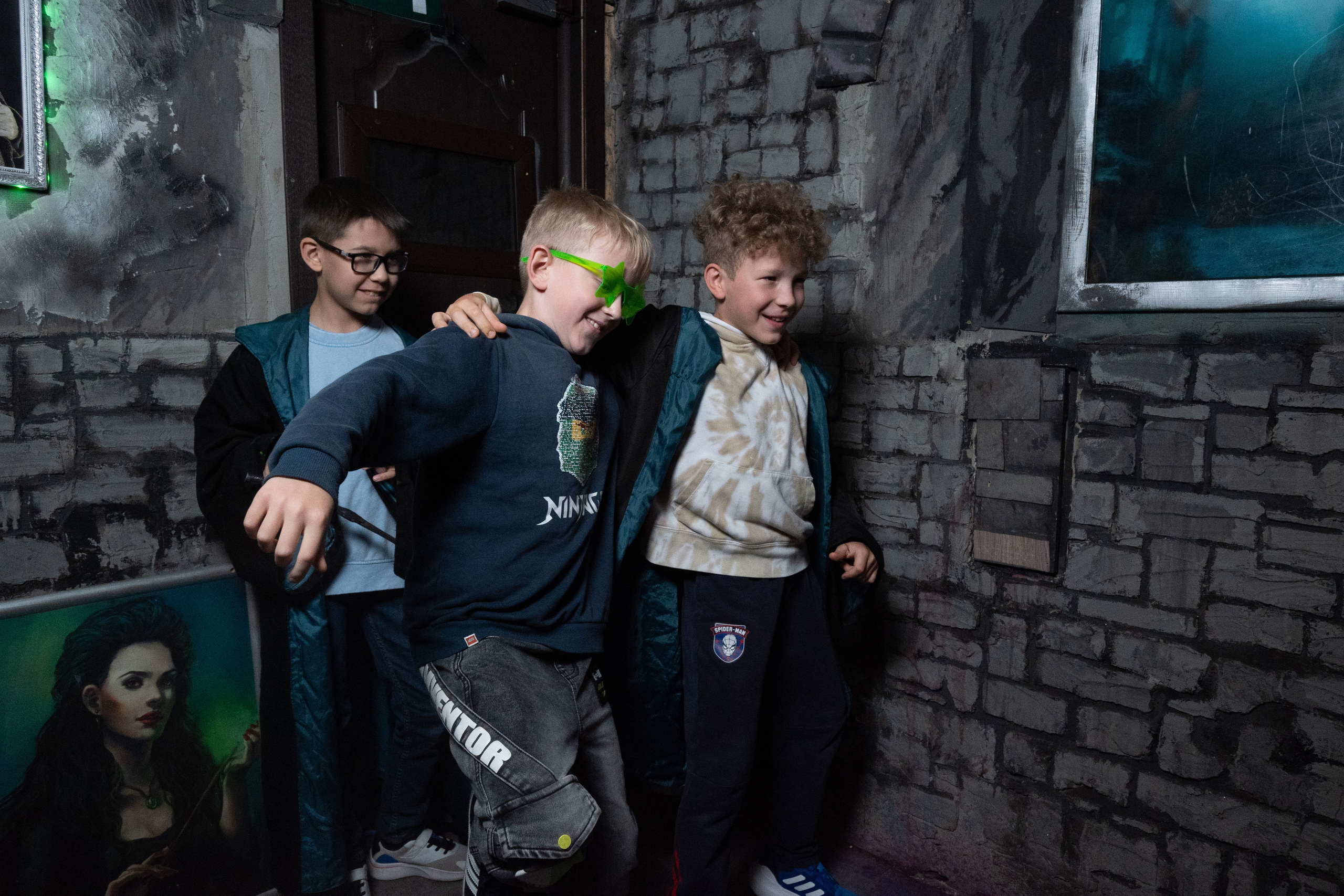 День рождения ребенка в «Подземелье Слизерин». Фотограф мероприятий в Москве