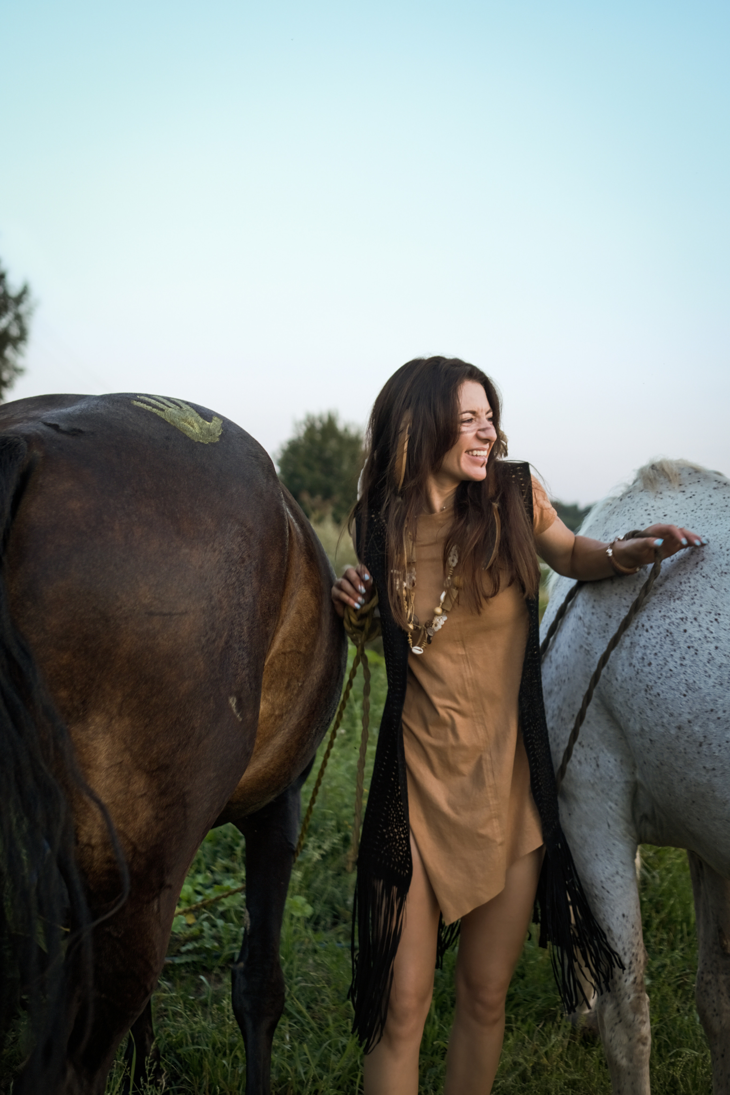 Лошади и Таня. Семейный фотограф в Санкт-Петербурге Дарья Косянчук