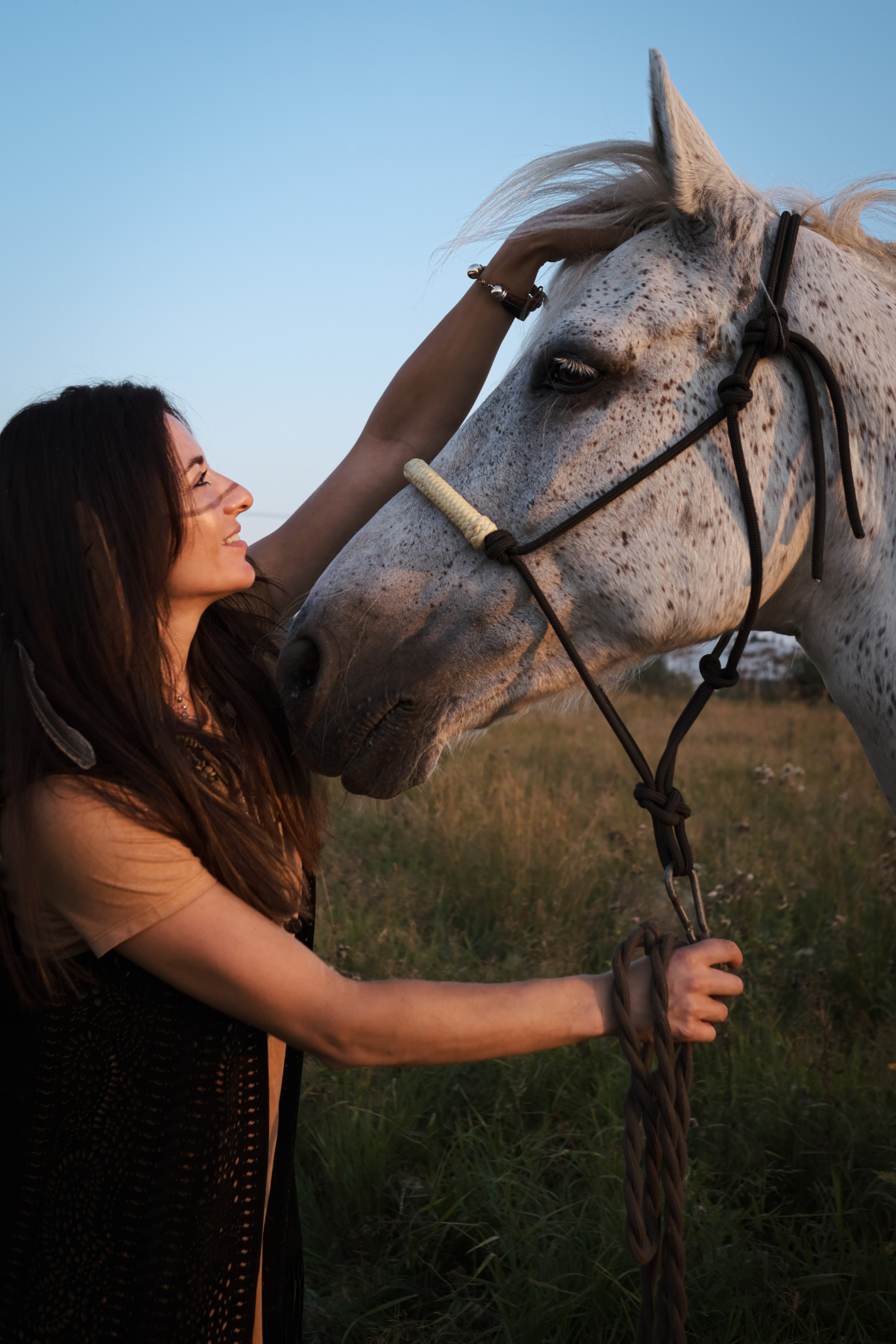 Лошади и Таня. Семейный фотограф в Санкт-Петербурге Дарья Косянчук