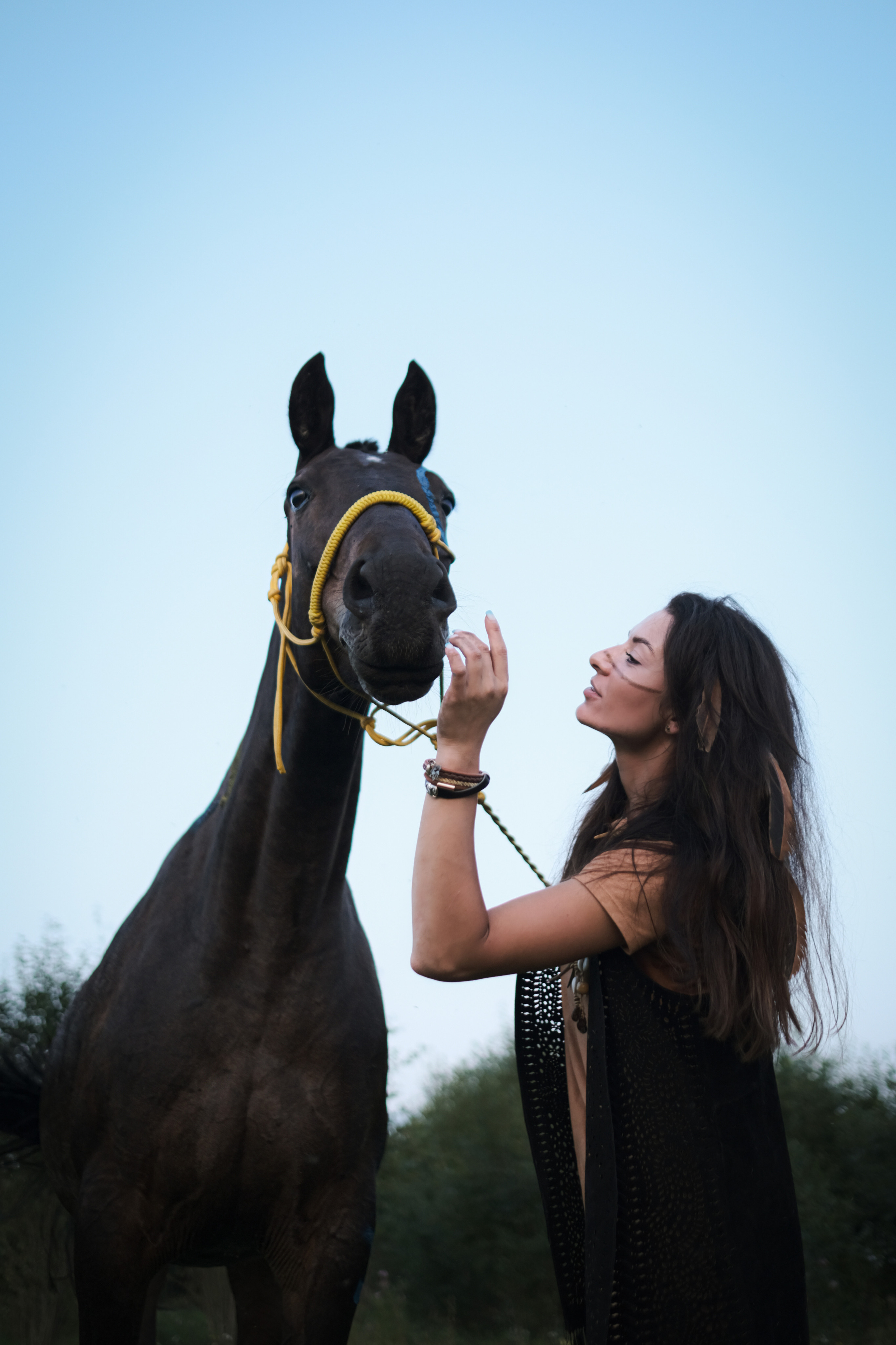 Лошади и Таня. Семейный фотограф в Санкт-Петербурге Дарья Косянчук