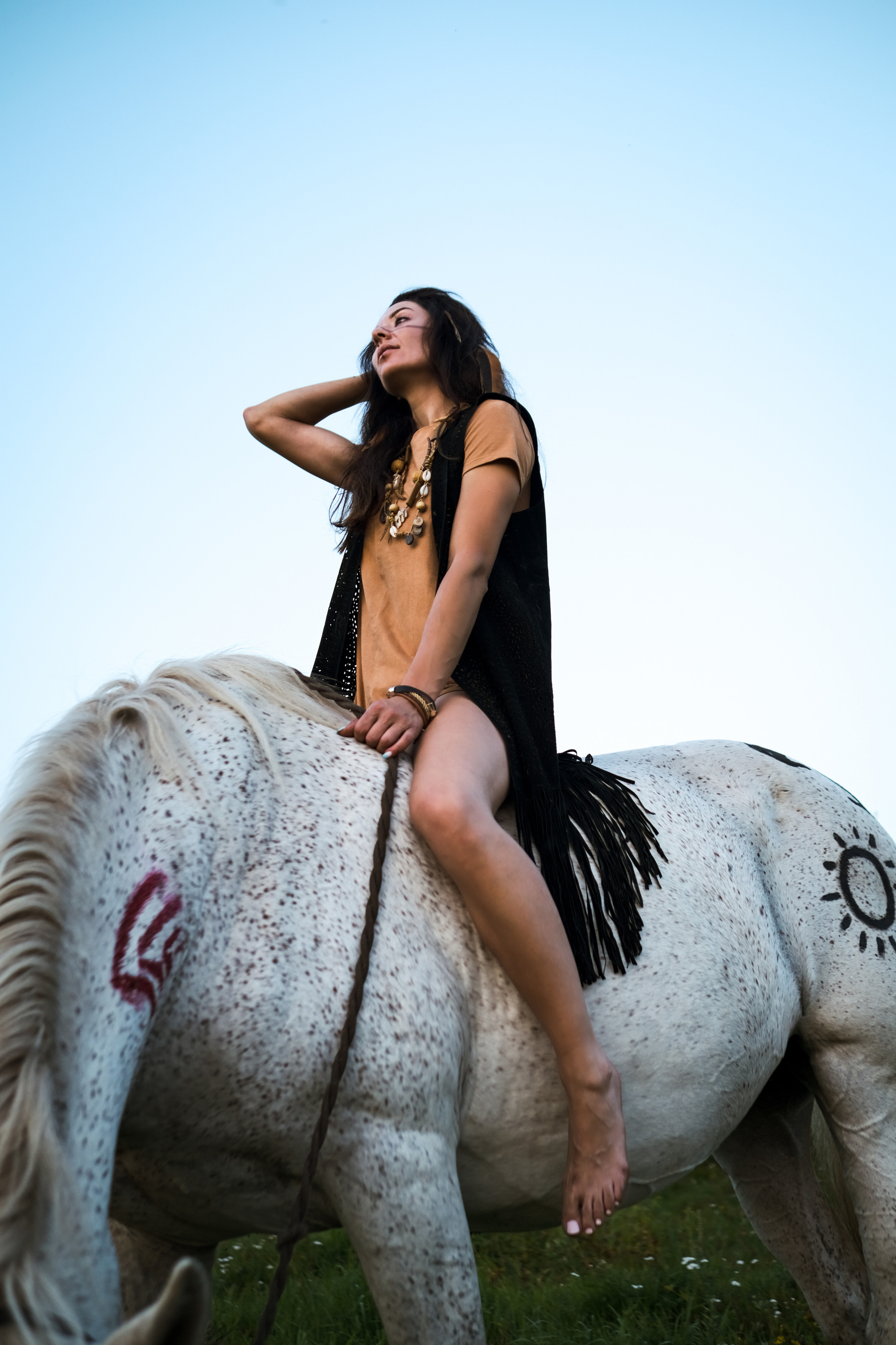 Лошади и Таня. Семейный фотограф в Санкт-Петербурге Дарья Косянчук