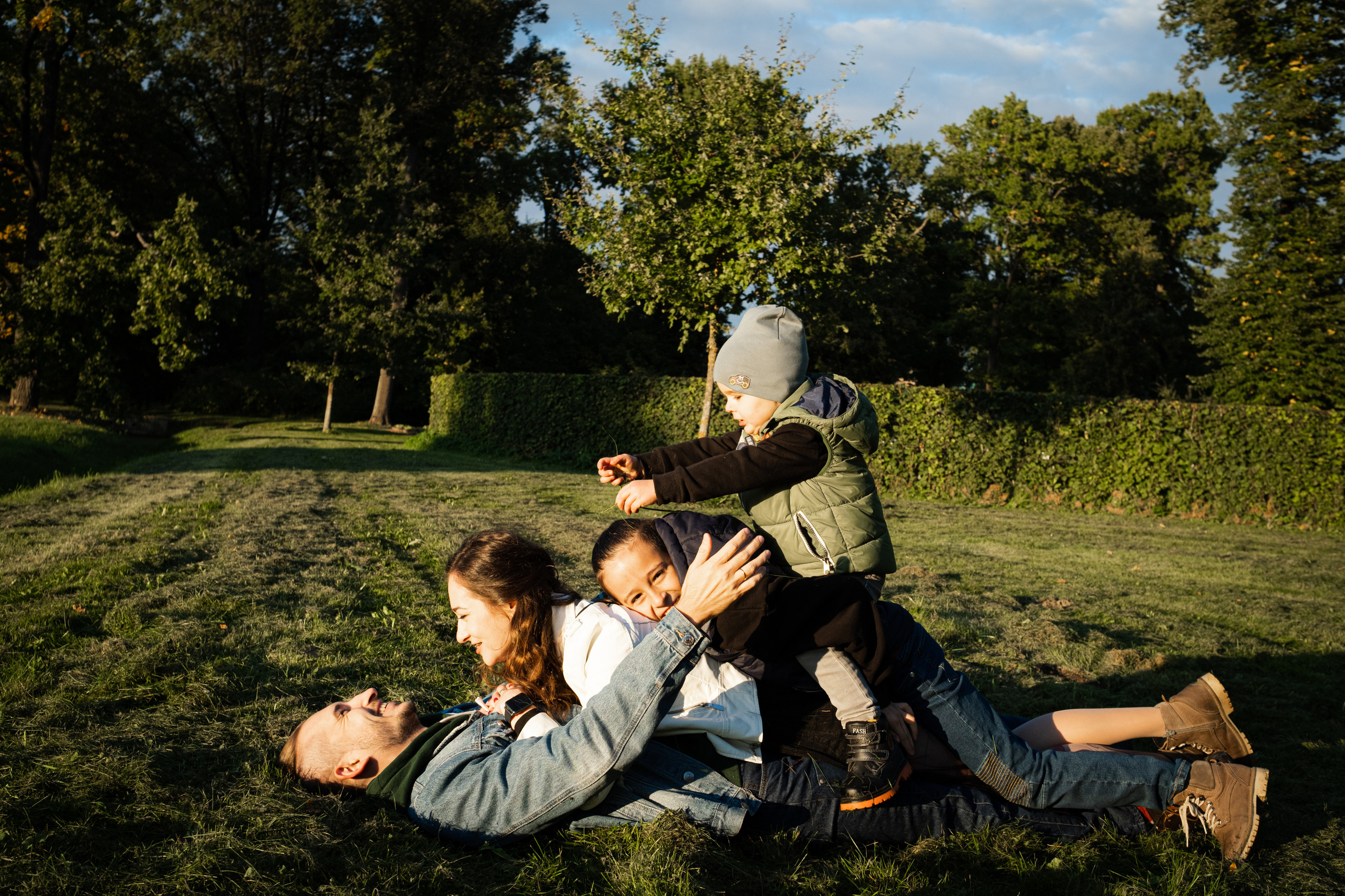 Оля, Андрей, Женя и Лев. Семейный фотограф в Санкт-Петербурге Дарья Косянчук