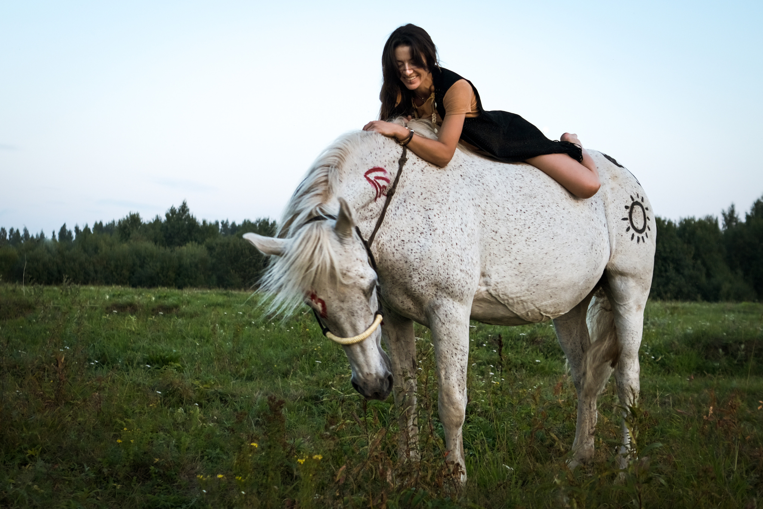 Лошади и Таня. Семейный фотограф в Санкт-Петербурге Дарья Косянчук