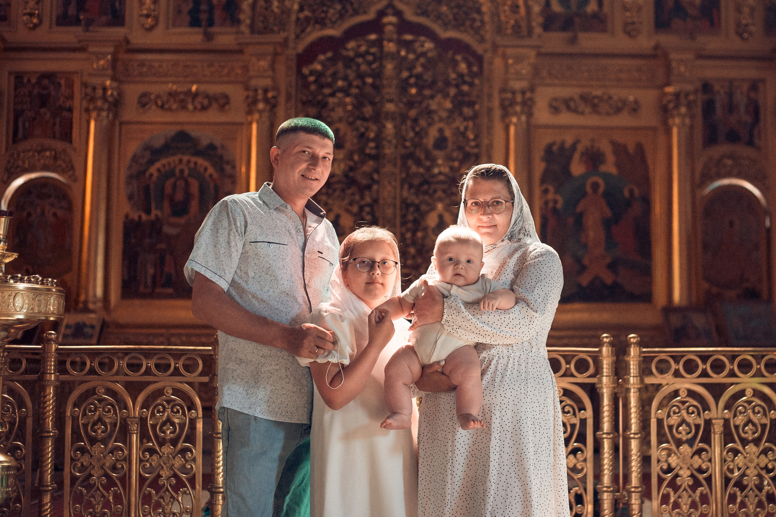 Крещение Дмитрия в Свято-Троицком кафедральном соборе Калуги