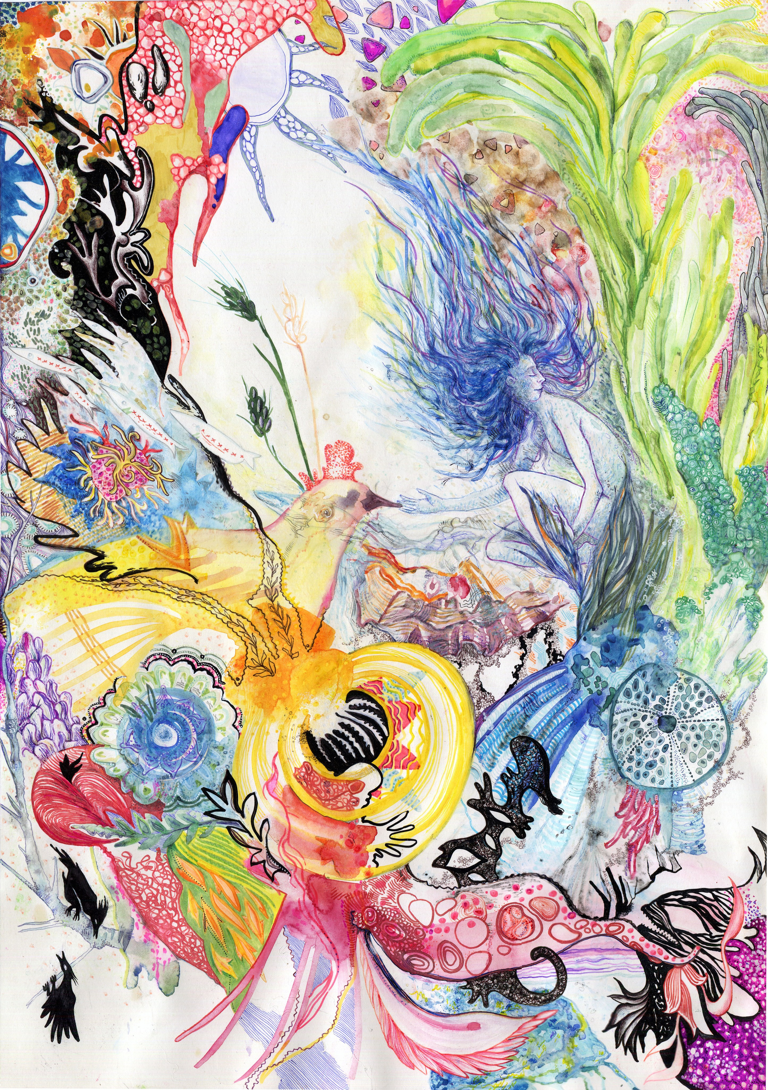 «Цветные сны». Художник Перепечėнова-Феофанова Анна