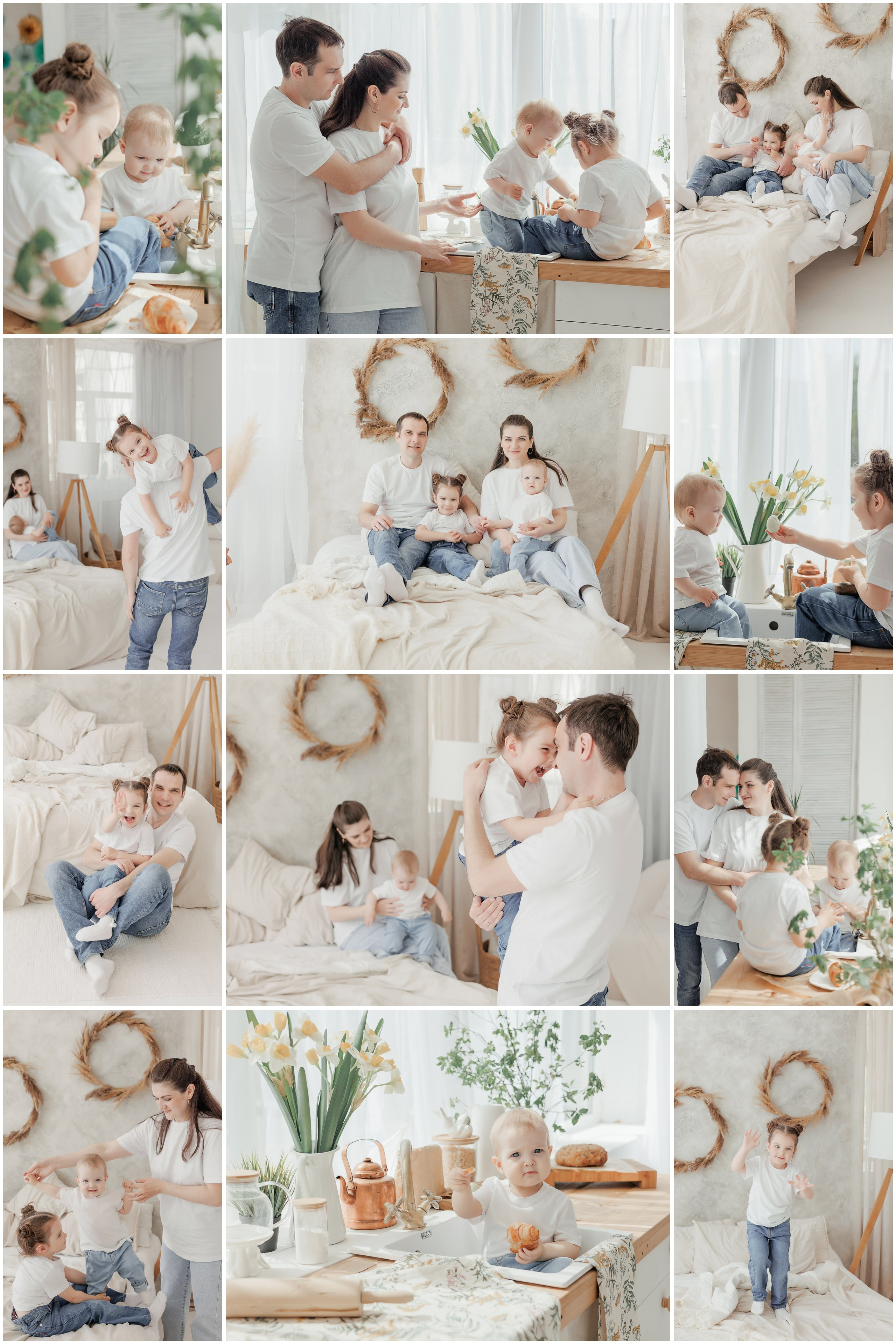 Семейная фотосессия в фотостудии и на природе в Твери. Свадебный и семейный фотограф в Твери и Тверской области