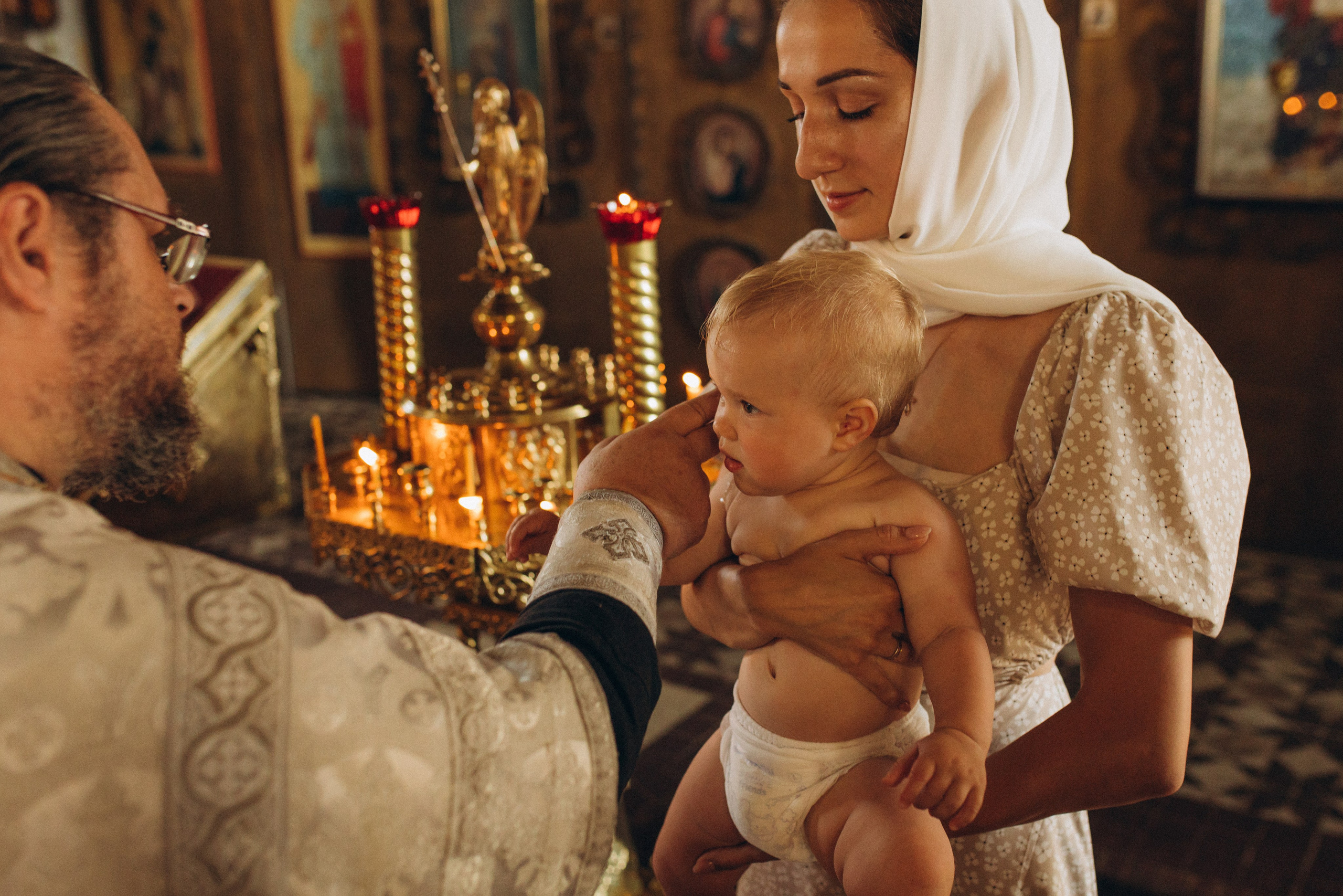 Крещение Марии. Семейный фотограф в Обнинске