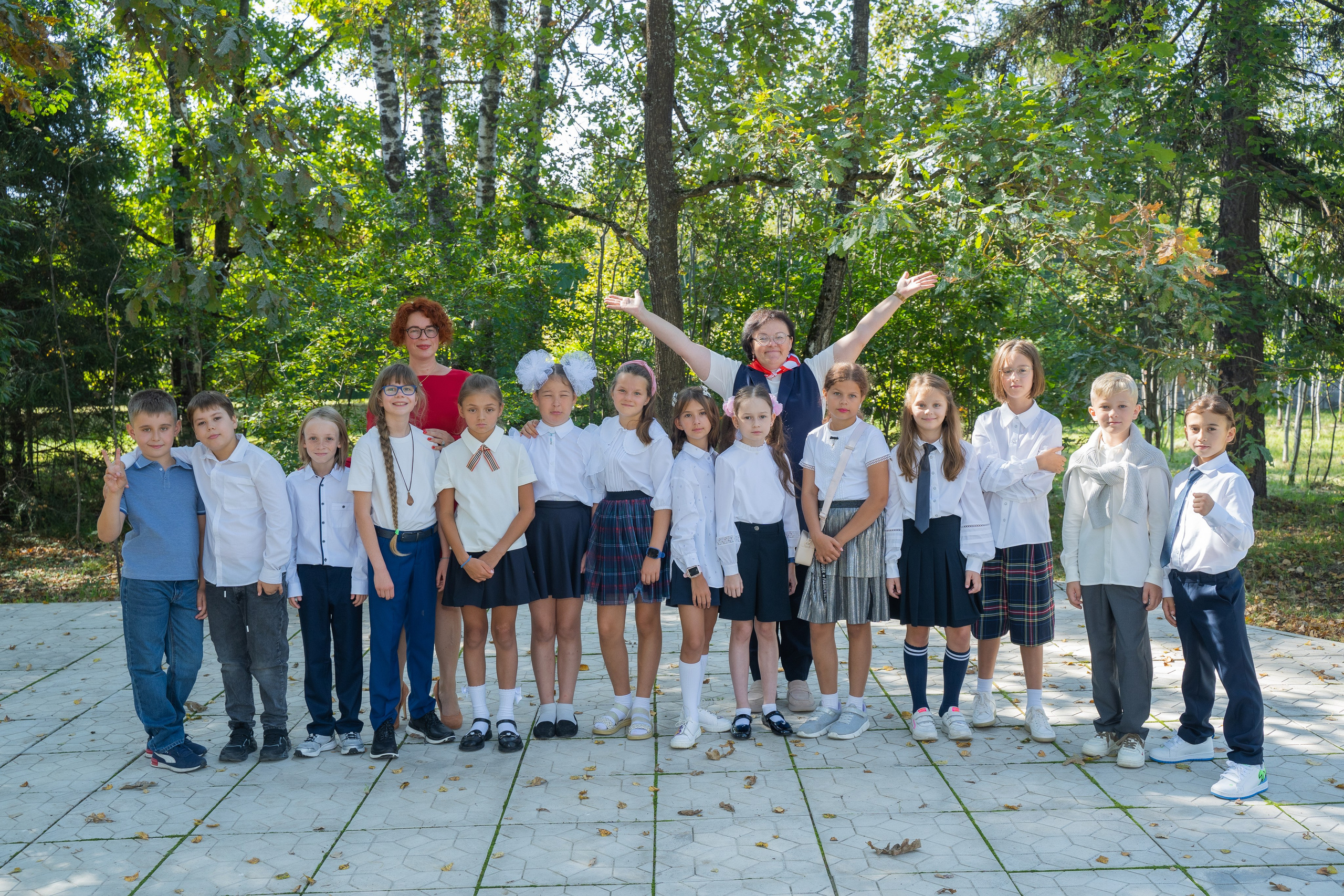 1 сентября в частной школе