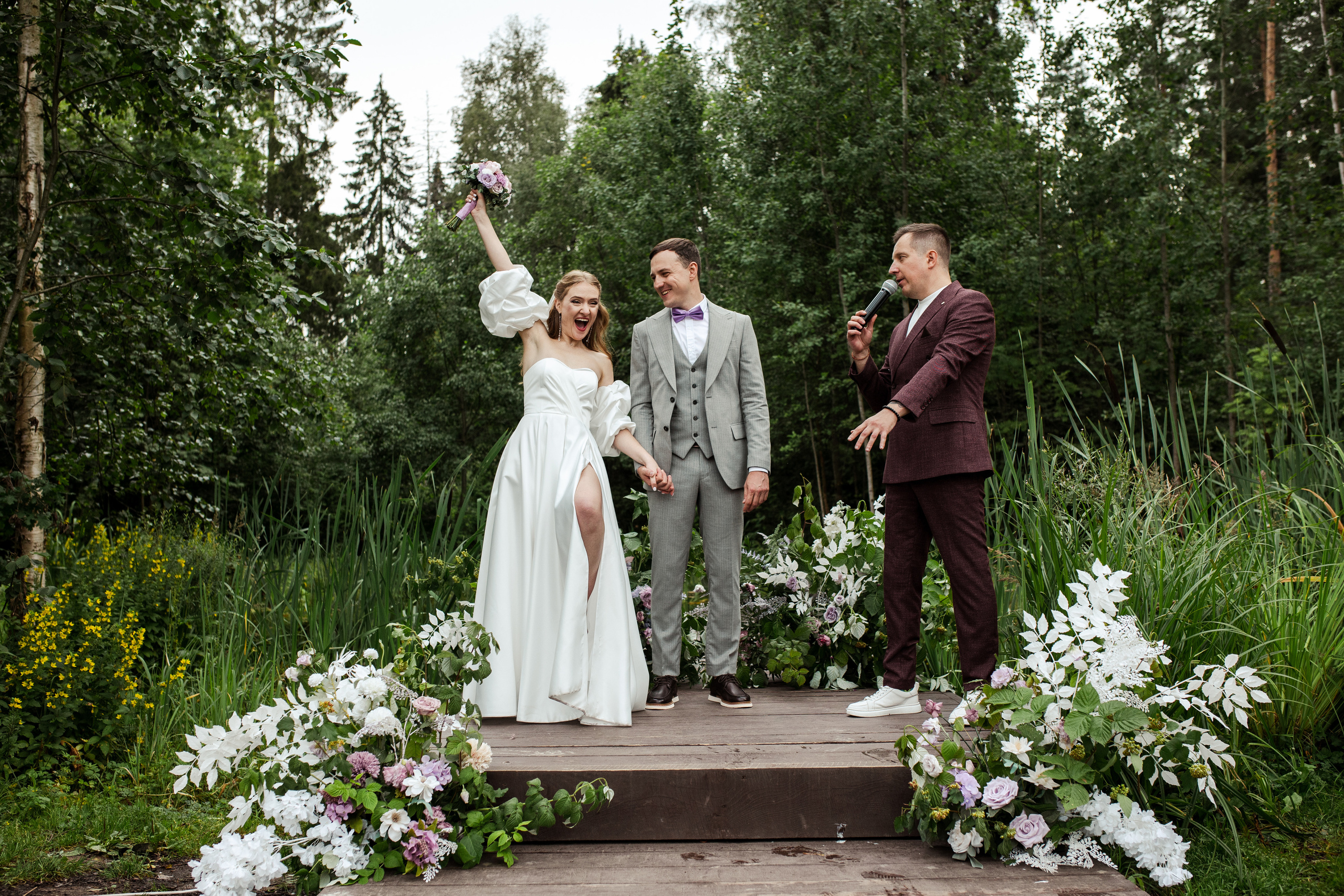 Люба и Артем. Ведущий на свадьбу в Москве Зубков Алексей