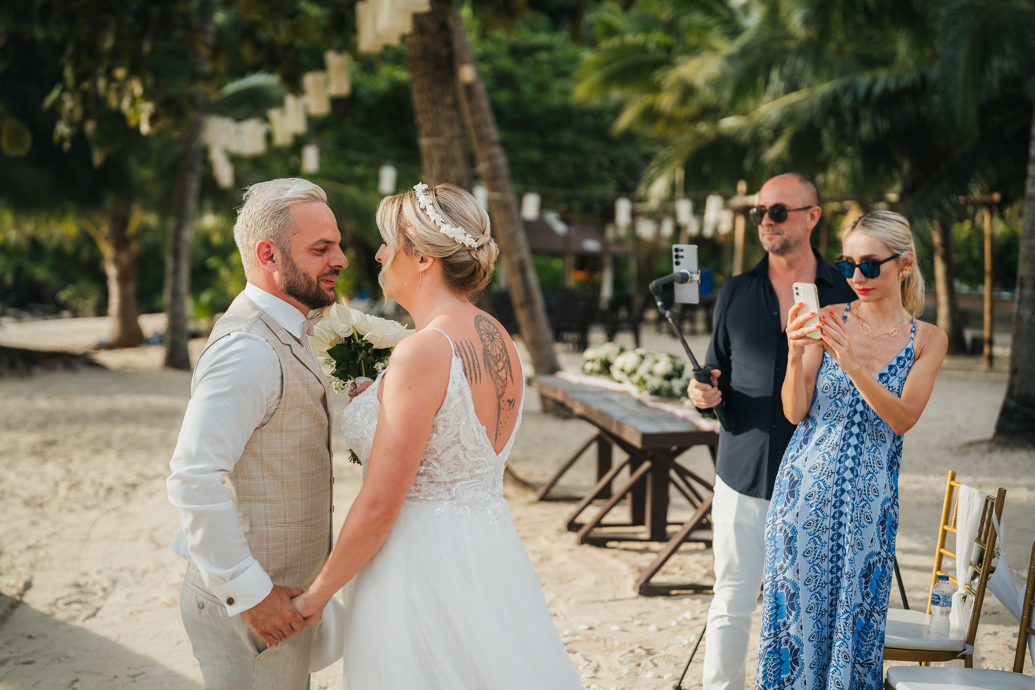 Tanja and Jean Pierre 17.04.2025. Mariage à Koh Samui, en Thaïlande. Whatsapp: +66 94 3 650 301