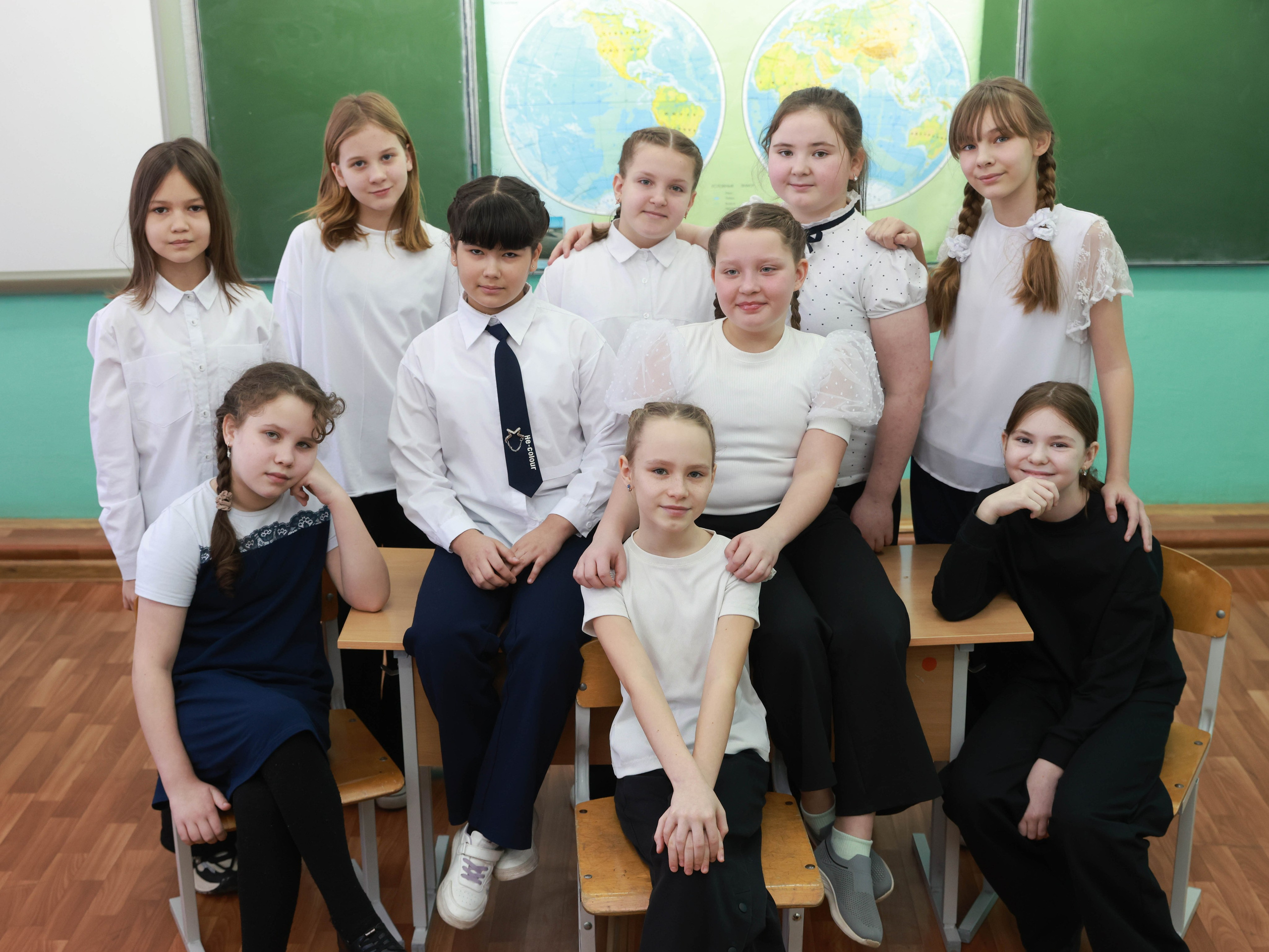 Школьники. Мультифотограф Динара Ахмедзянова